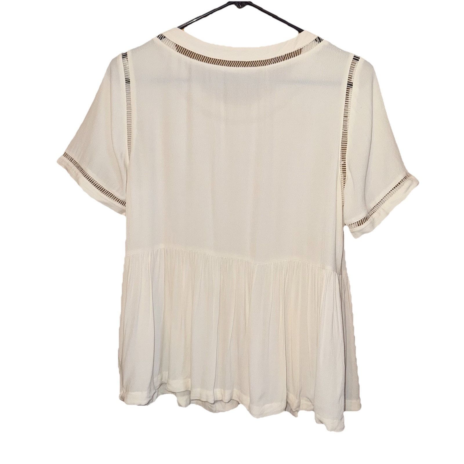 Loft The LOFT Peplum Blouse Size M / US 6-8 / IT 42-44 - 2 Thumbnail