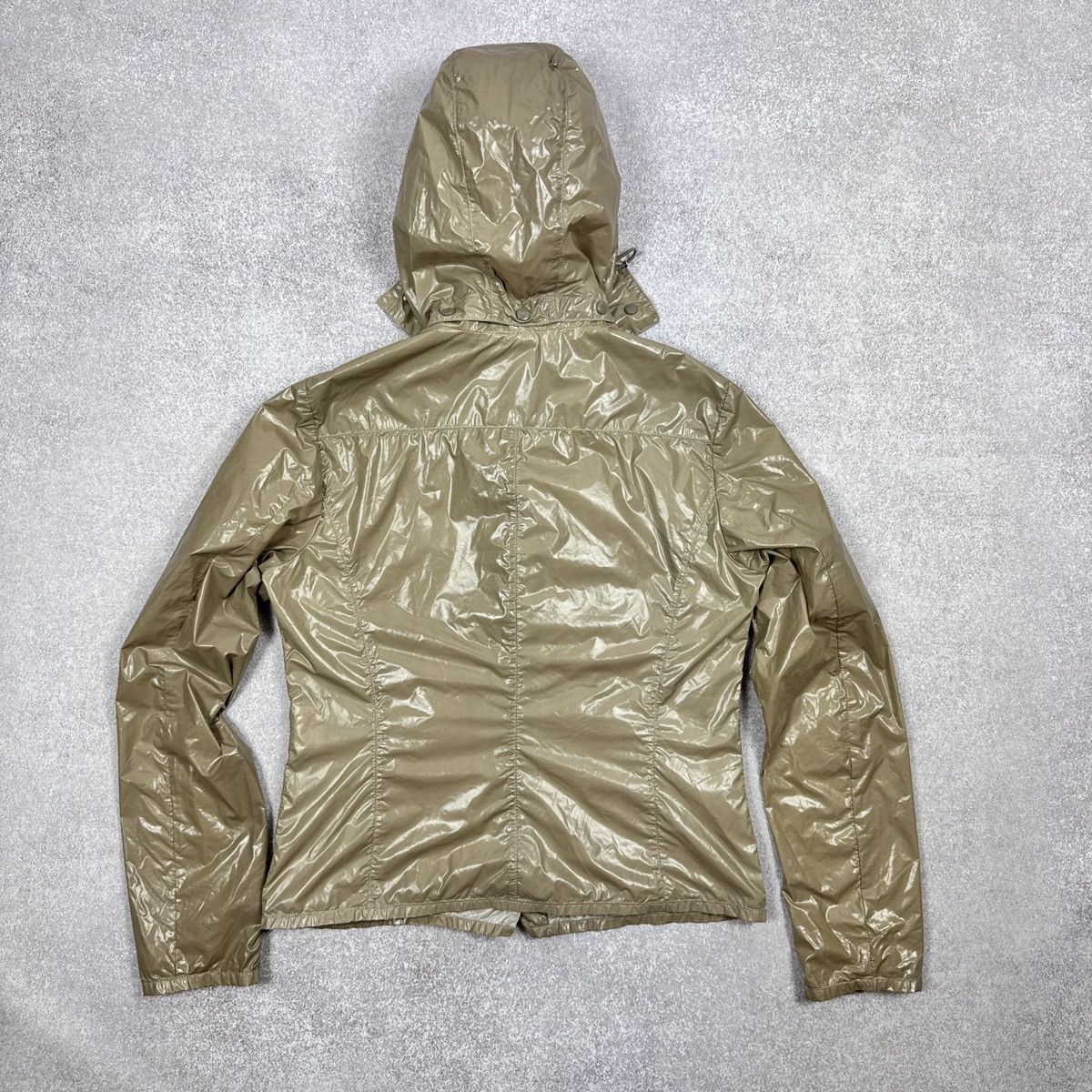 Moncler Women`s Moncler Z8E0182 Beige Nylon Rain Jacket Size 1 / S Size US S / EU 44-46 / 1 - 4 Thumbnail