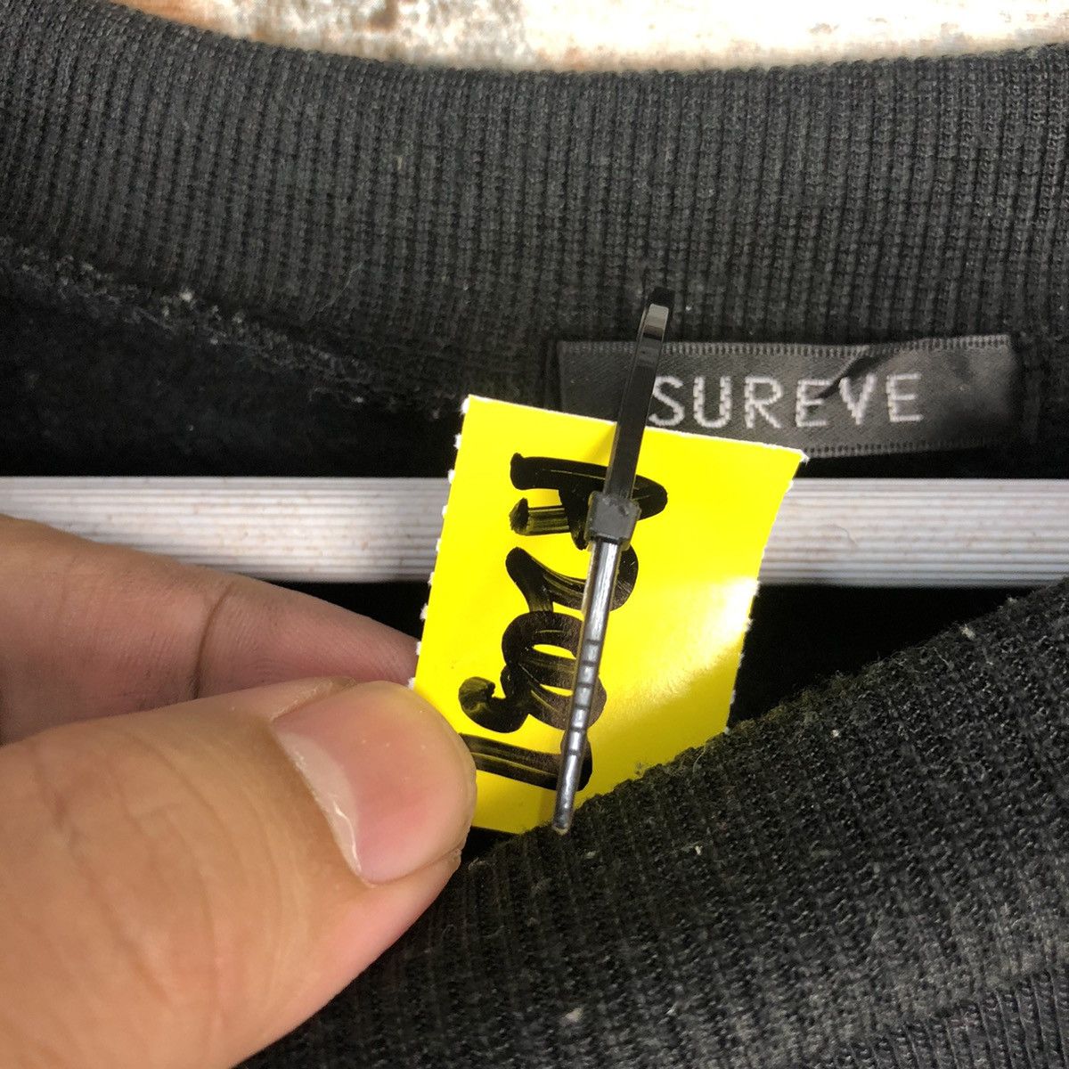 Japanese Brand Sureve Superb cartoon big logo Black Sweatshirt #A2037 Size US L / EU 52-54 / 3 - 17 Thumbnail