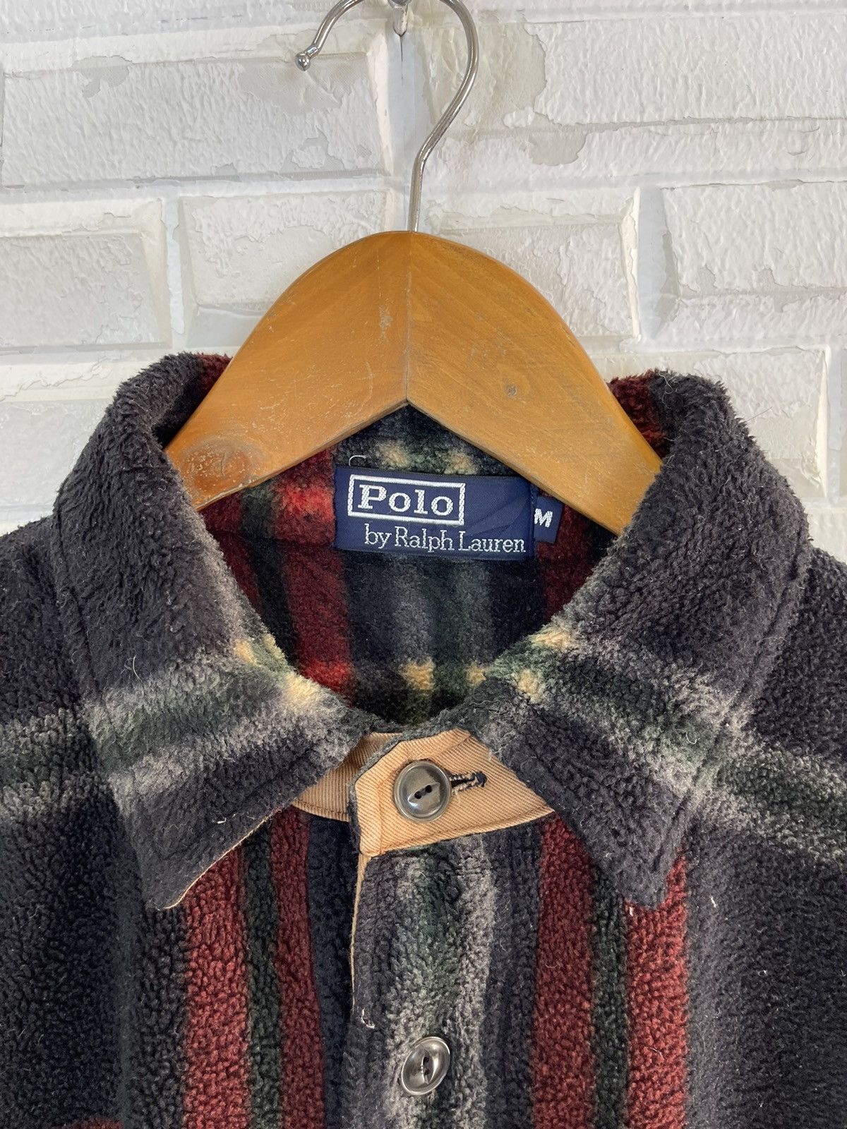 Ralph Lauren VINTAGE POLO RALPH LAUREN FLEECE TARTAN SHIRT Size US M / EU 48-50 / 2 - 3 Thumbnail