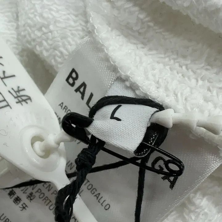 Balenciaga Balenciaga Balenciaga White Hooded Long Sleeve Sweatshirt Size US L / EU 52-54 / 3 - 4 Thumbnail