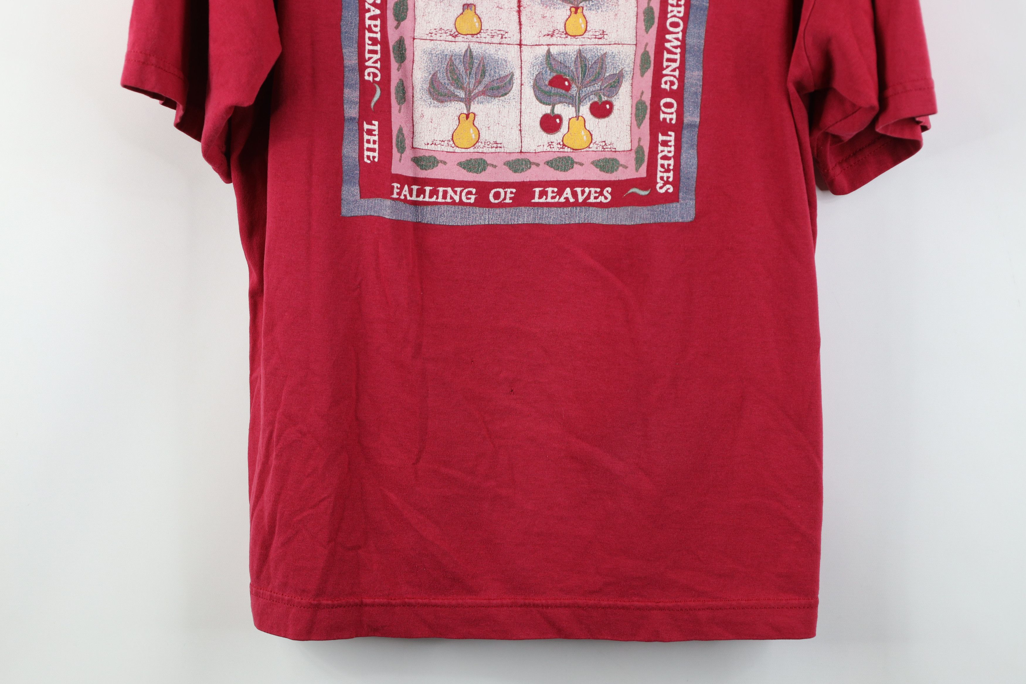 Vintage Vintage 90s Streetwear Fit Nature Tree Garden T-Shirt USA Size L / US 10 / IT 46 - 3 Thumbnail