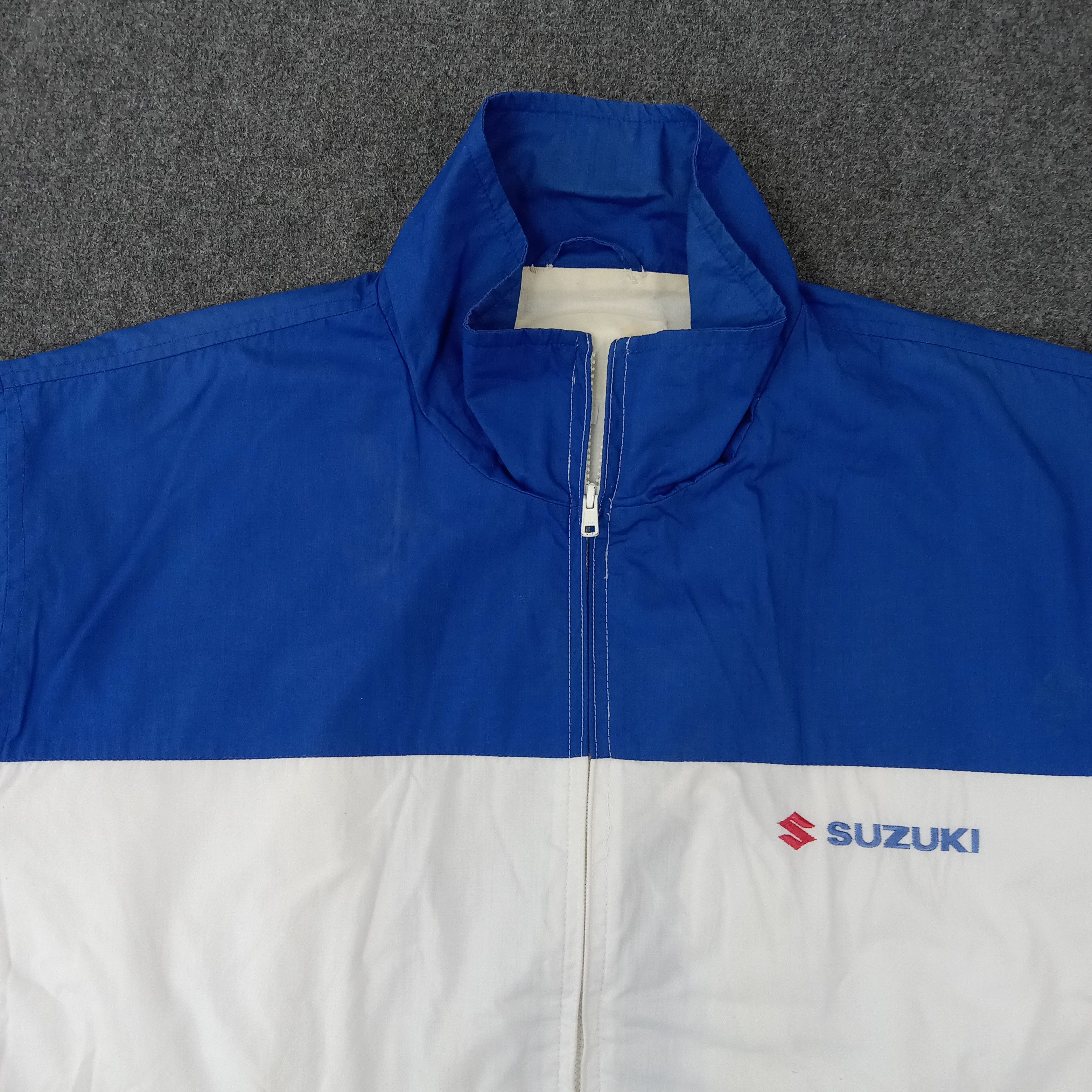 Japanese Brand × Vintage Team Suzuki MotoGP Racing Team Windbreaker Jacket C230N13 Size US XXL / EU 58 / 5 - 5 Thumbnail
