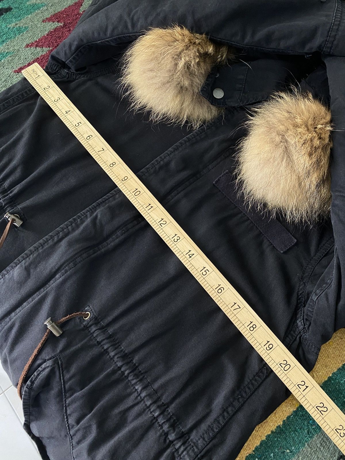 GOA GOA Japan Military Parka Raccoon Fur Hood Fleece Lined Size M / US 6-8 / IT 42-44 - 6 Thumbnail