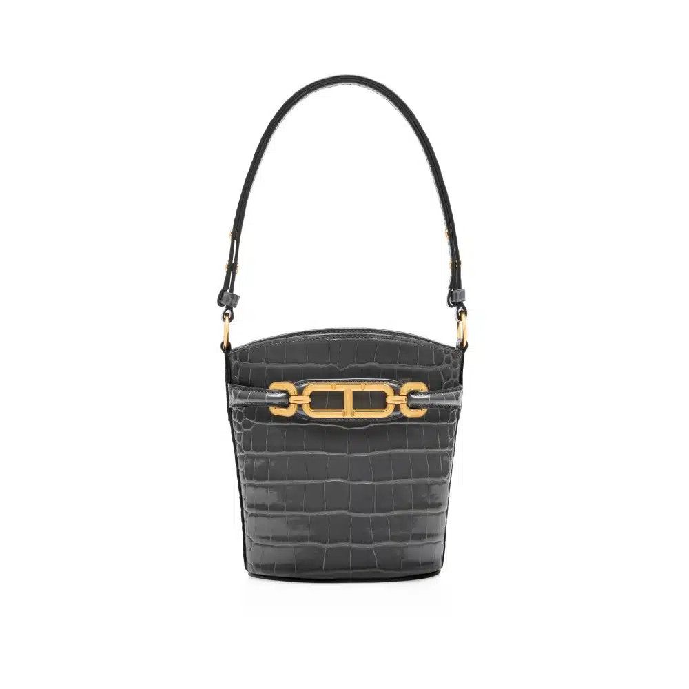 Tom Ford o1loc1c0925 L1817 Size: OS / Small Bucket Bag in Grey Size ONE SIZE - 1 Preview