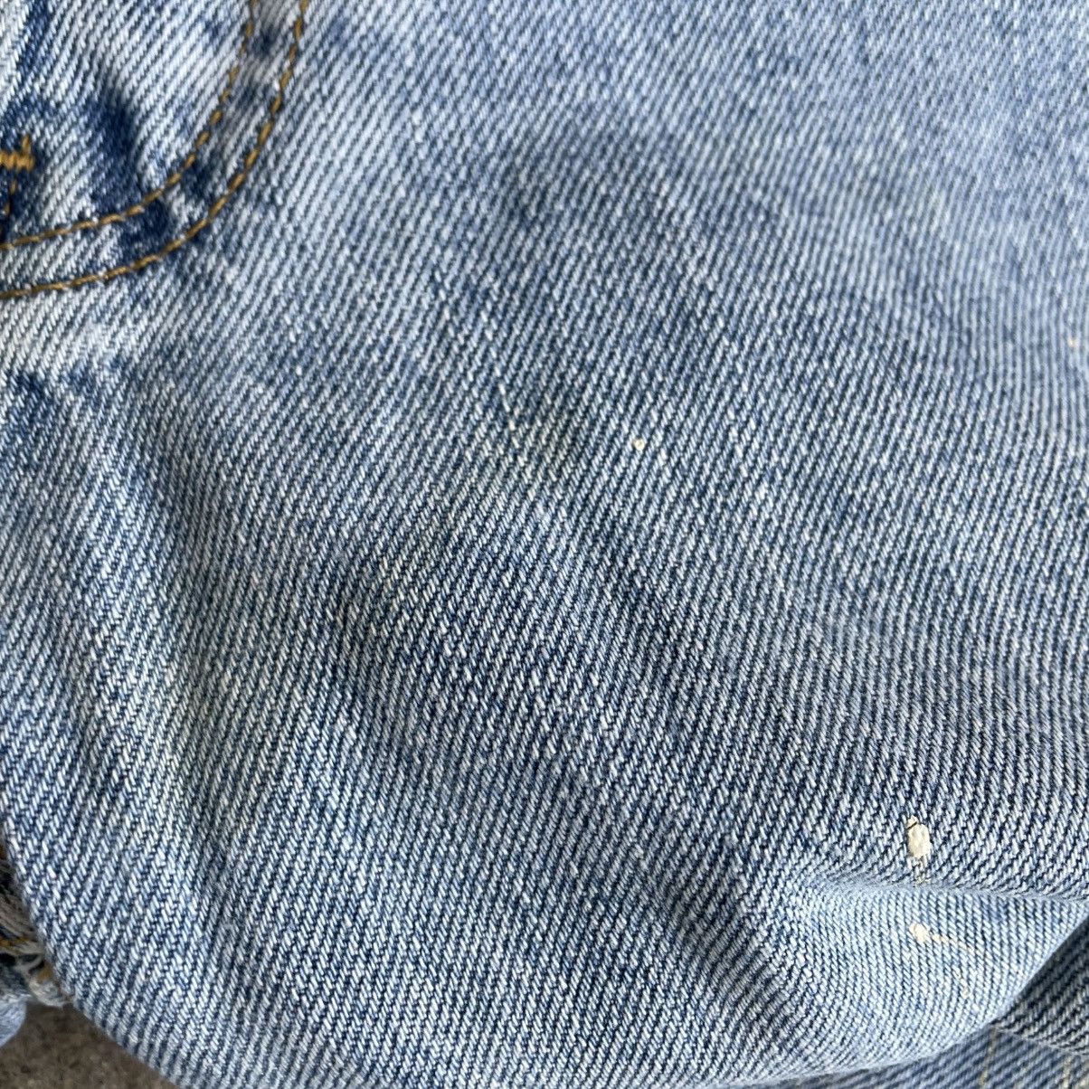 Levi's Vintage Clothing 🔥Vintage 1998 Levis 513 Splatter Paint Ripped Distress Jeans Size US 31 - 10 Thumbnail