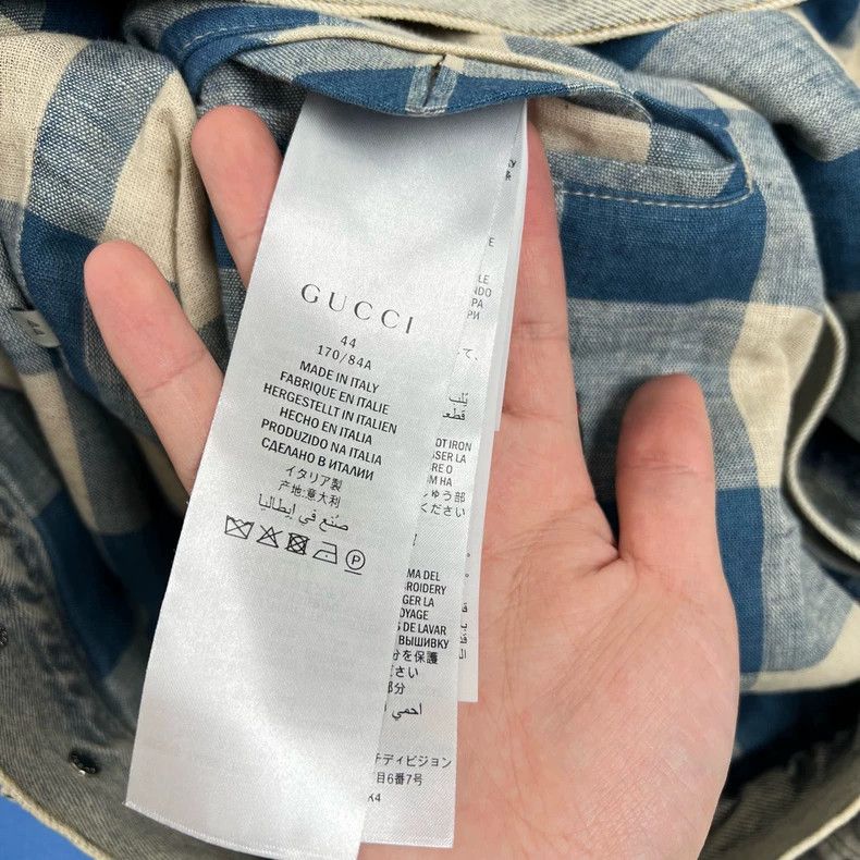 Gucci Gucci Rhinestone embroidered washed denim jacket 2504-Nexta Size US S / EU 44-46 / 1 - 7 Thumbnail