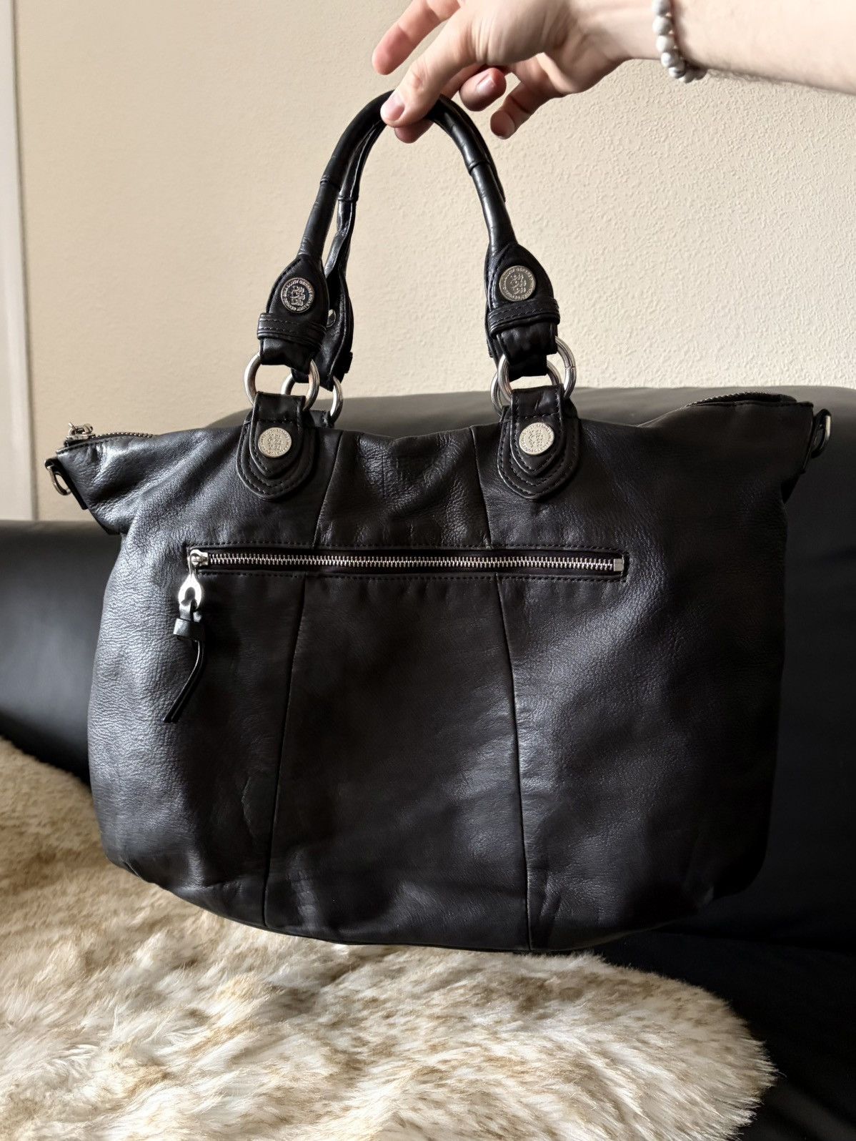George Gina & Lucy George Gina &Lucy GGL Large Tote Leather Bag Y2K Size ONE SIZE - 1 Thumbnail