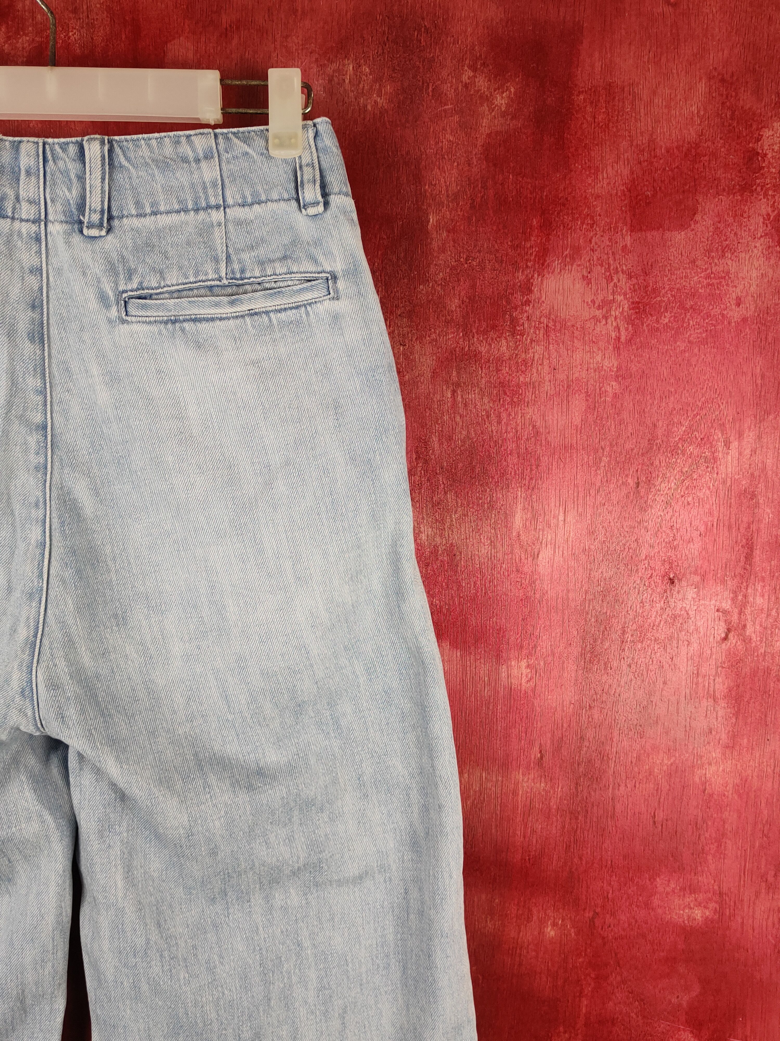 Japanese Brand Earth Music&Ecology Blue Distressed Ripped Jeans#S2146 Size 26" / US 2 / IT 38 - 10 Thumbnail