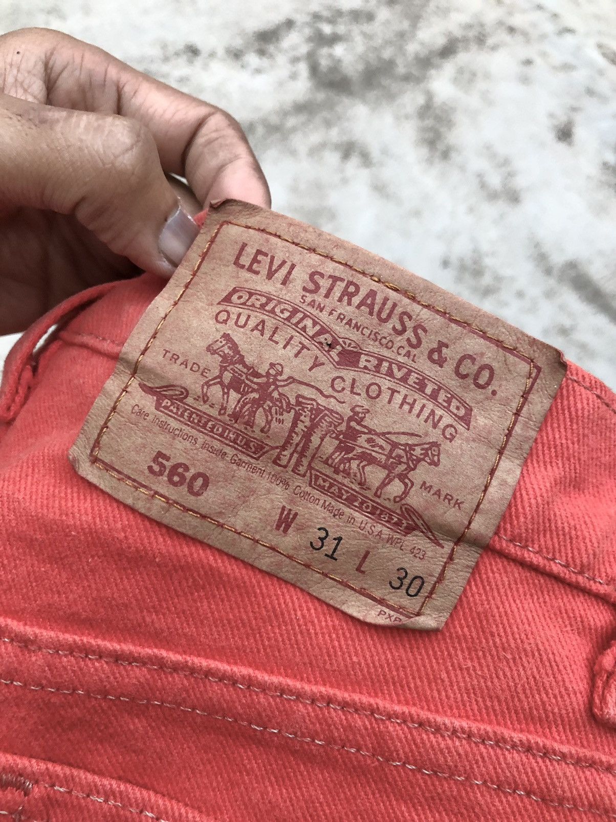 Levi's VINTAGE LEVIS 560 USA Size US 31 - 4 Thumbnail