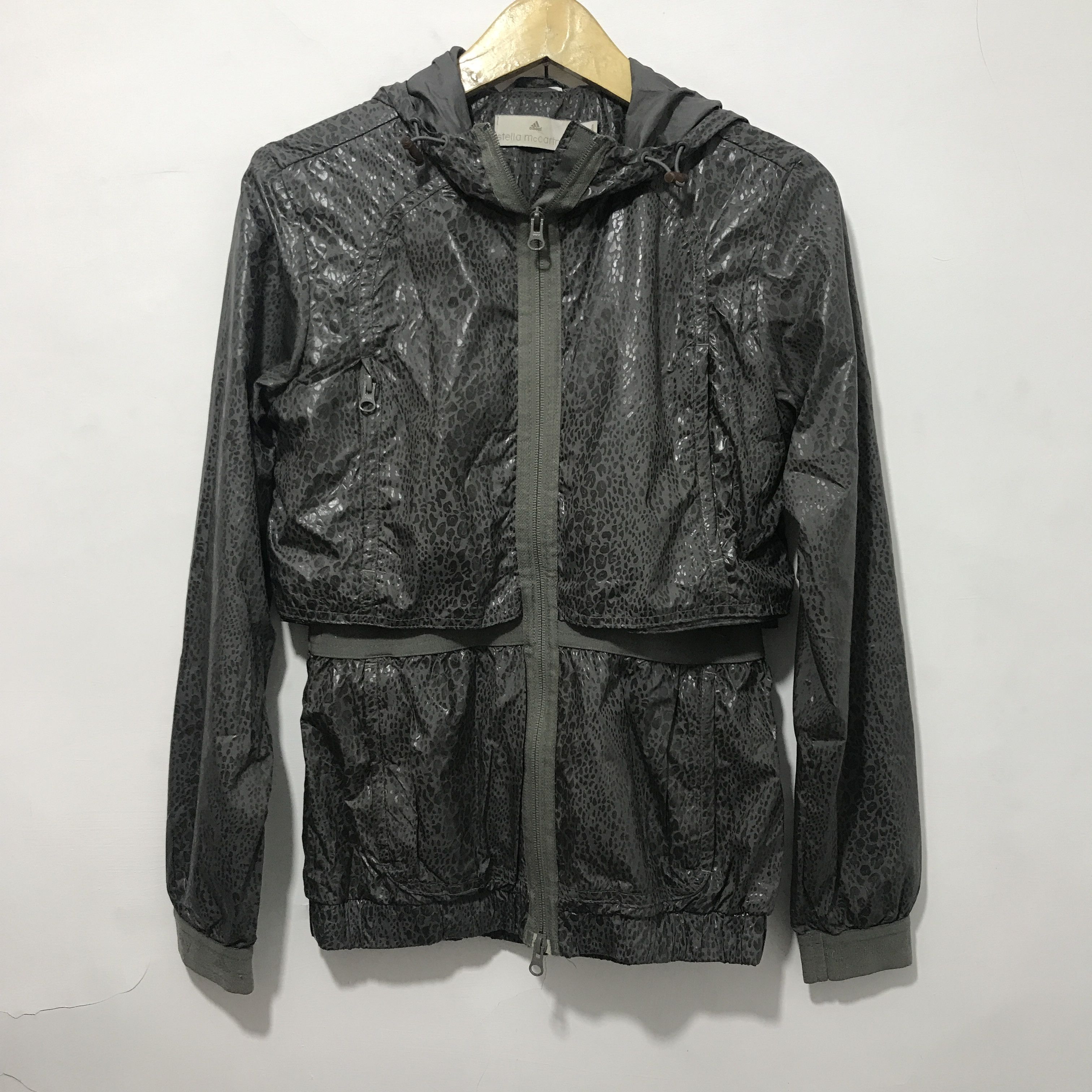 ADIDAS X STELLA MC CARTNERY RUN SNAKE NYLON JACKET