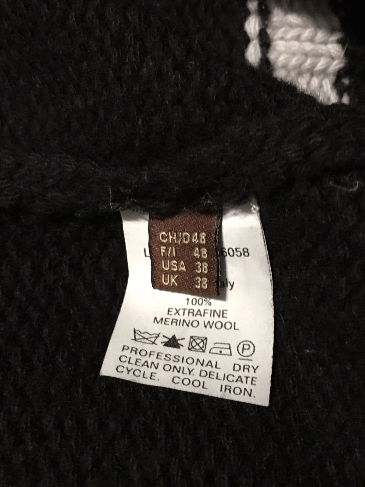Bally BALLY Black Cable Knit Cardigan Sweater Merino Wool EU 48 Size XL / US 12-14 / IT 48-50 - 10 Thumbnail
