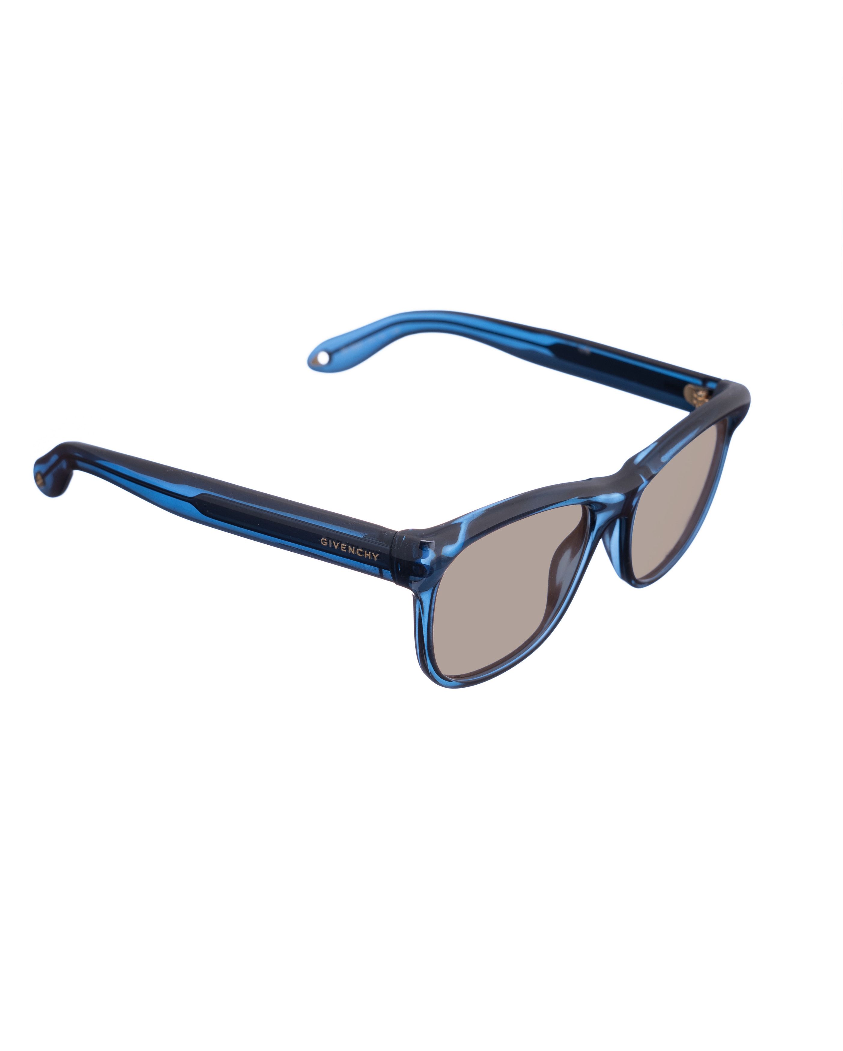 Givenchy Givenchy 00s Bold Nerdy Navy Blue Sunglasses Size ONE SIZE - 3 Thumbnail