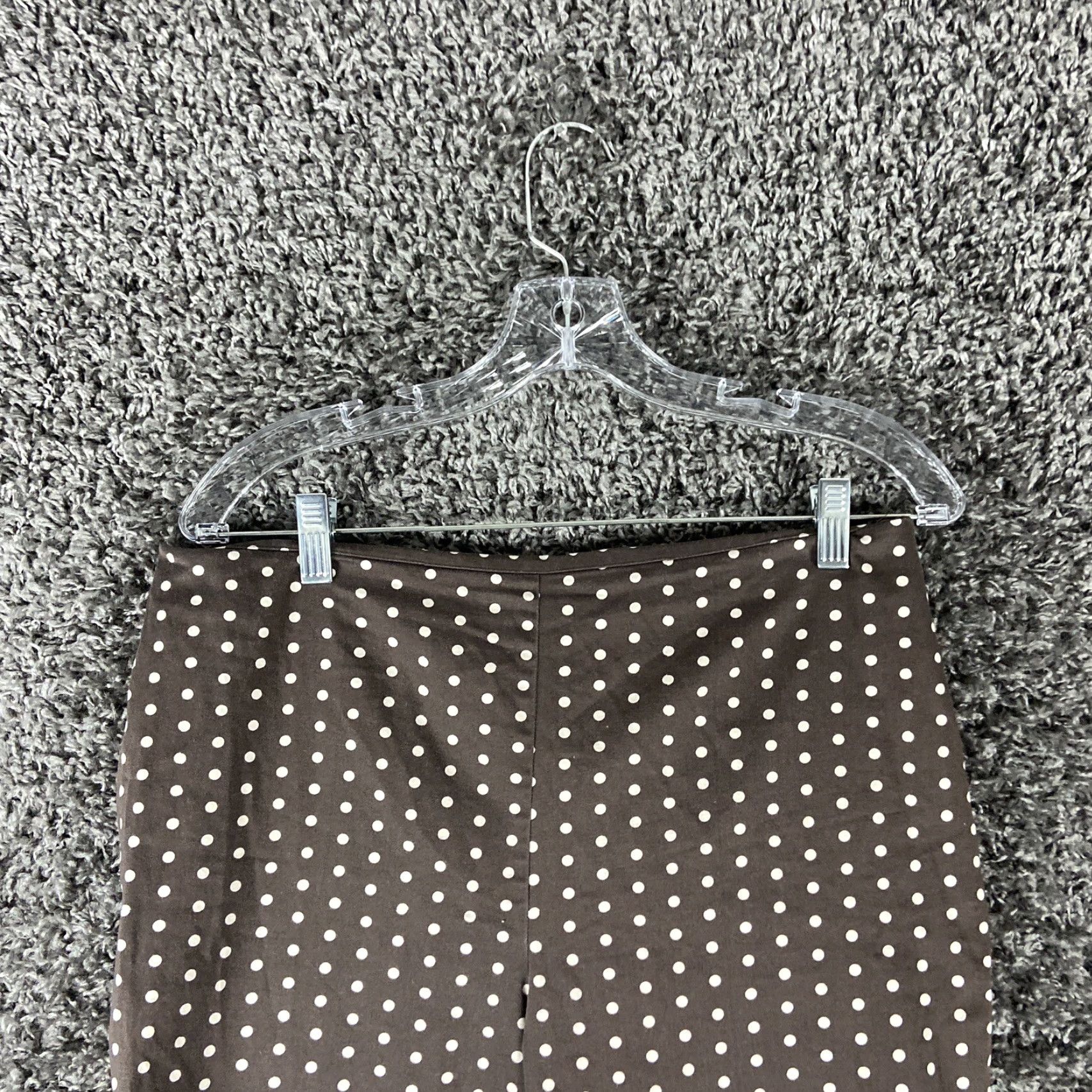 Vintage Chico’s Brown Polka Capri Women’s 1 Pants Capris Brown Polka Chico’s Women 1 Capri Pants Polka Brown Size ONE SIZE - 4 Thumbnail