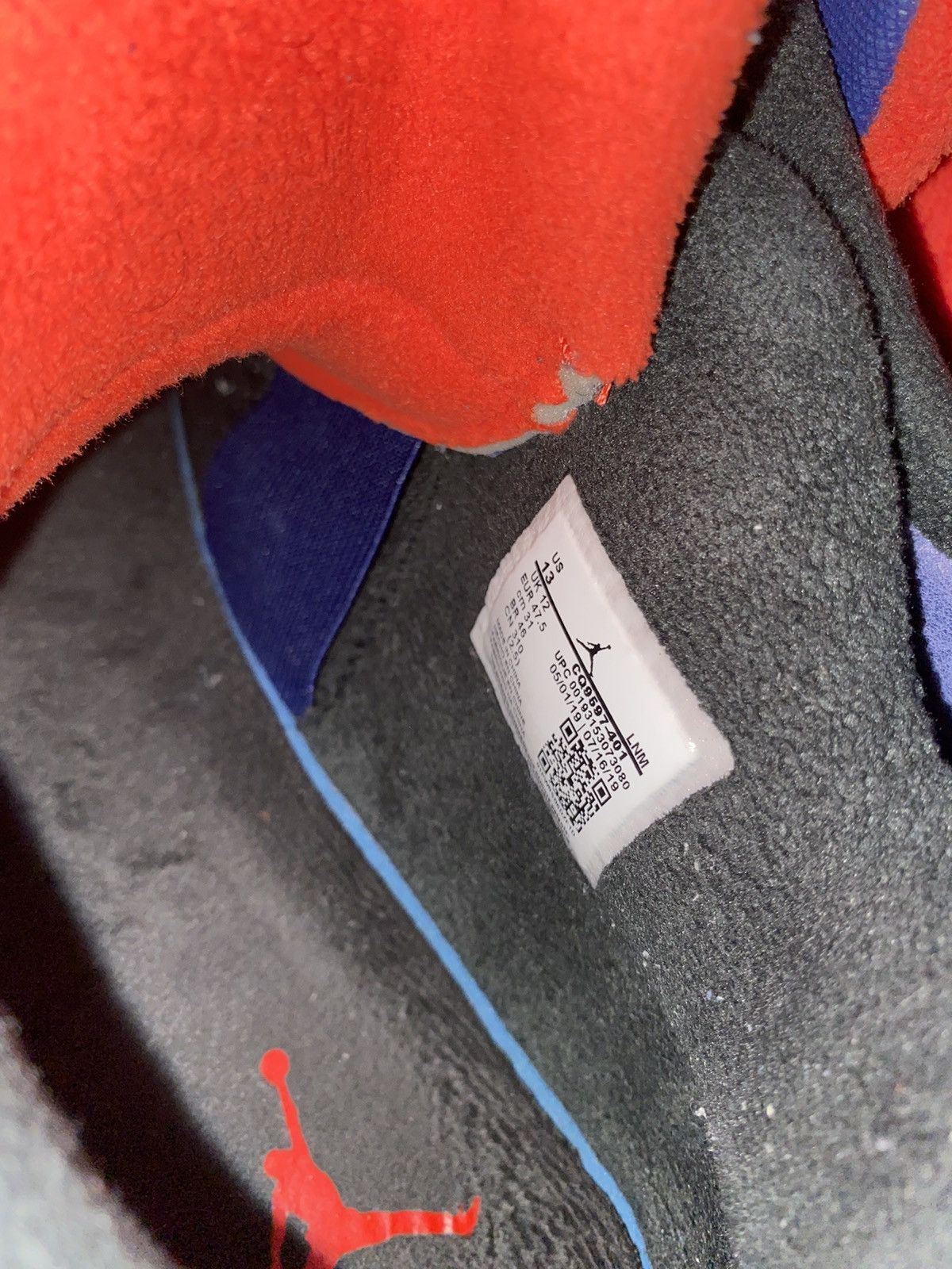 Jordan Brand × Nike Jordan 4 Retro Winterized Royal Blue Size US 13 / EU 46 - 7 Thumbnail