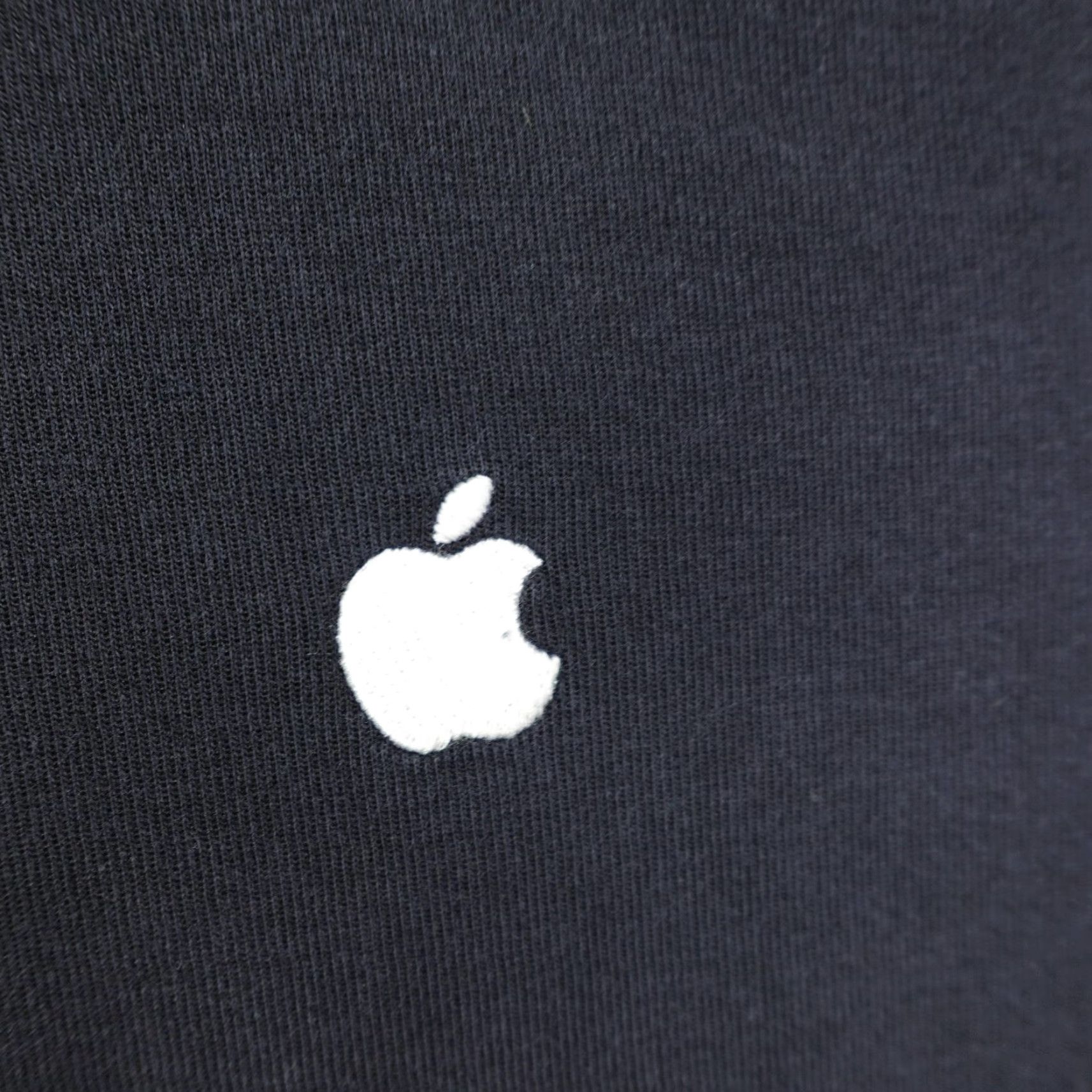 Apple Apple Jacket Mens Small Black Full Zip Sweatshirt Logo Tech Employee Bomber Coat Size US S / EU 44-46 / 1 - 3 Thumbnail