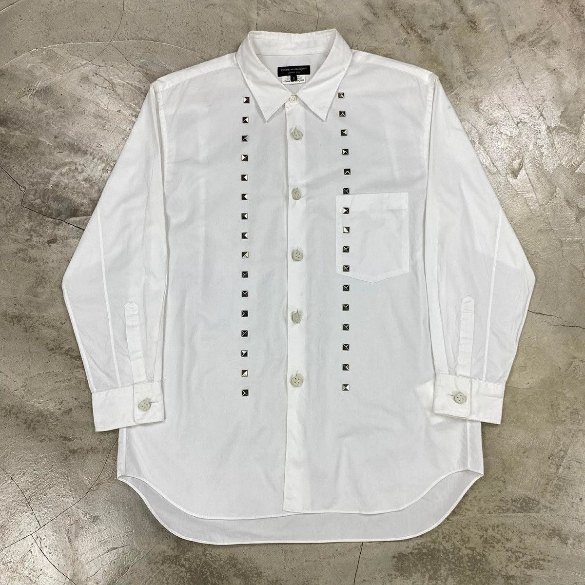 Comme des Garcons Homme Plus SS2013 Studded Dress Shirt Size US S / EU 44-46 / 1 - 1 Thumbnail