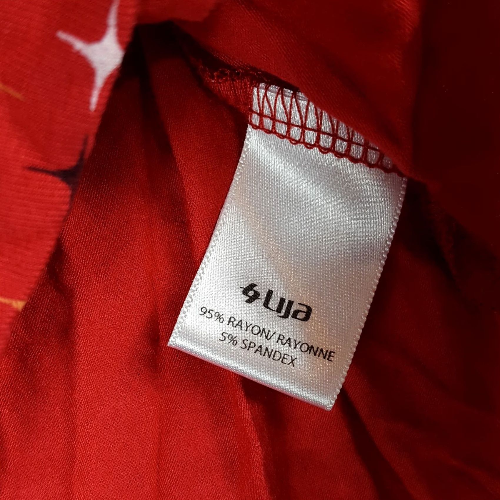 Vintage LIJA Polo Shirt Women's Size S Red Breathable Lightweight Preppy Star Pattern 90s 00s Sports Casual Shirt Size S / US 4 / IT 40 - 7 Thumbnail