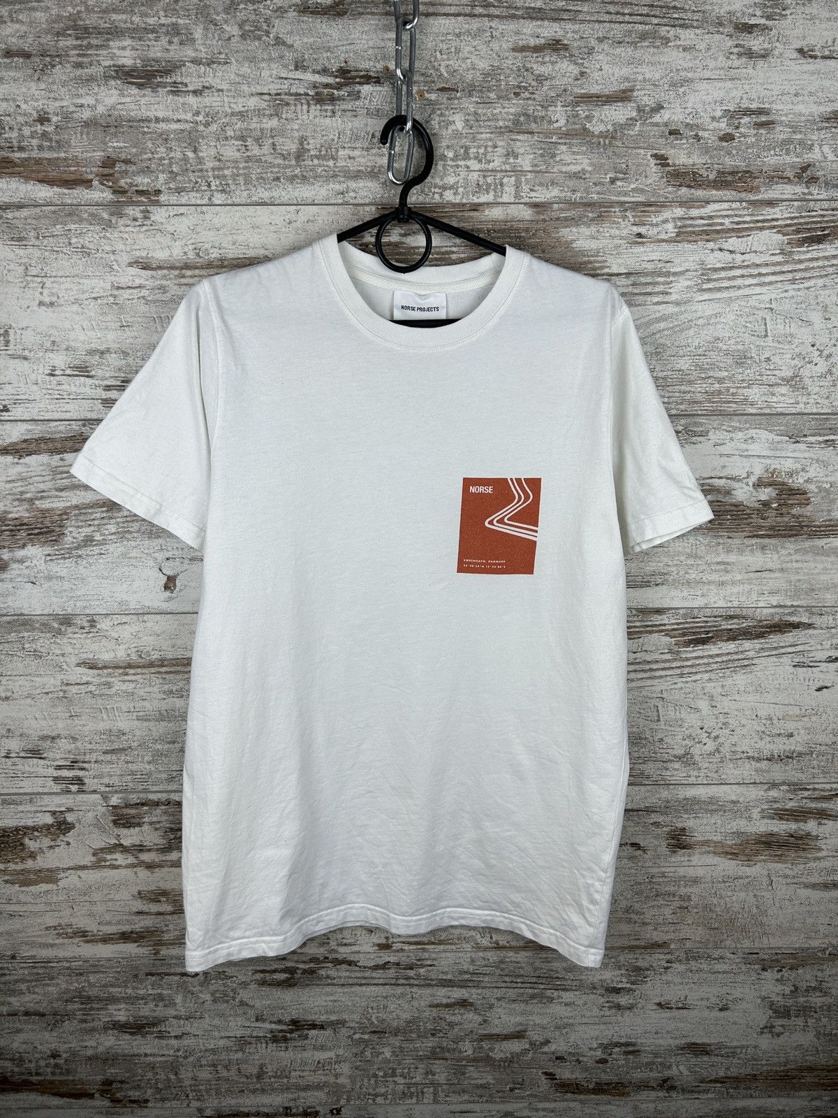 Japanese Brand × Norse Projects Mens Norse Project T Shirt Niels Gographic  1 luxury vintage | Grailed, image size:1200x1600