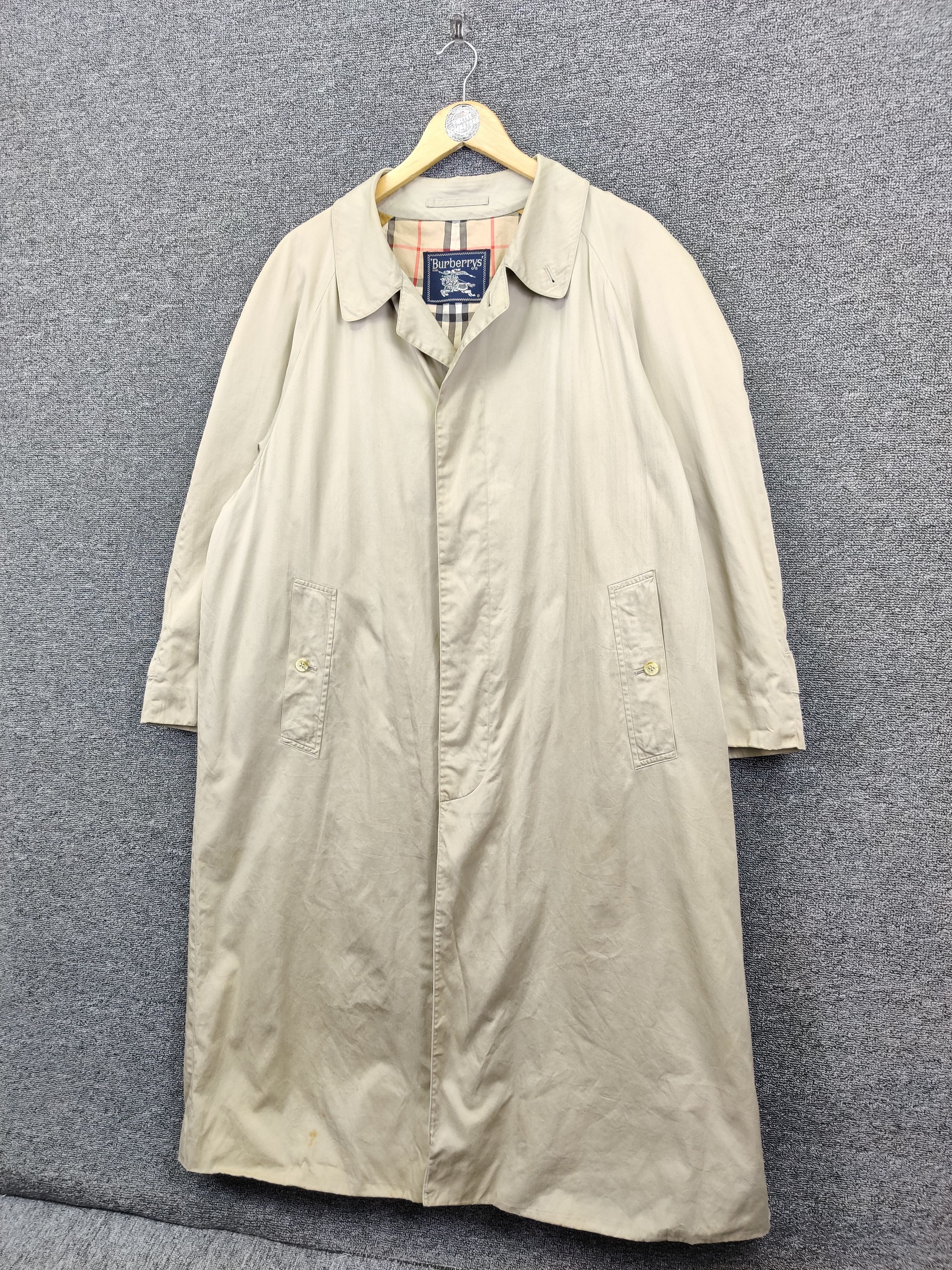 Burberry Vintage Burberry Nova Check Trench Coat Size US XL / EU 56 / 4 - 2 Thumbnail
