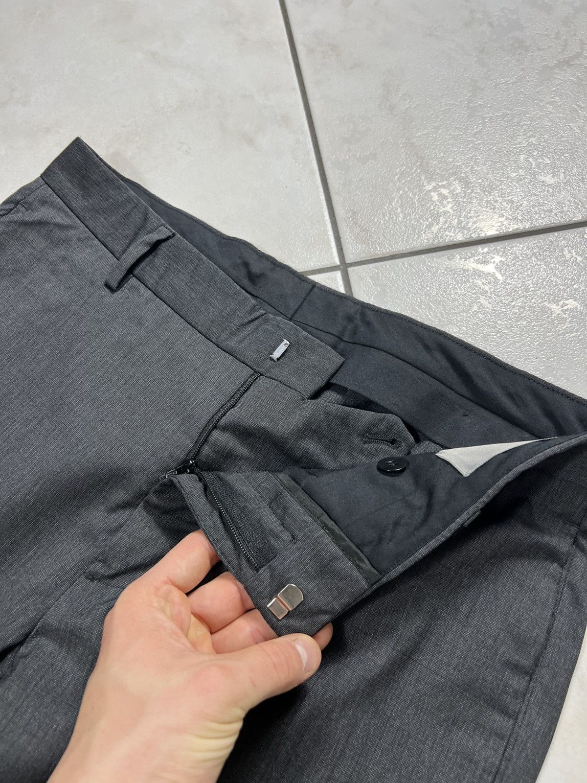 Dior Dior hedi slimane wool casual suit pants trousers Size US 30 / EU 46 - 11 Thumbnail