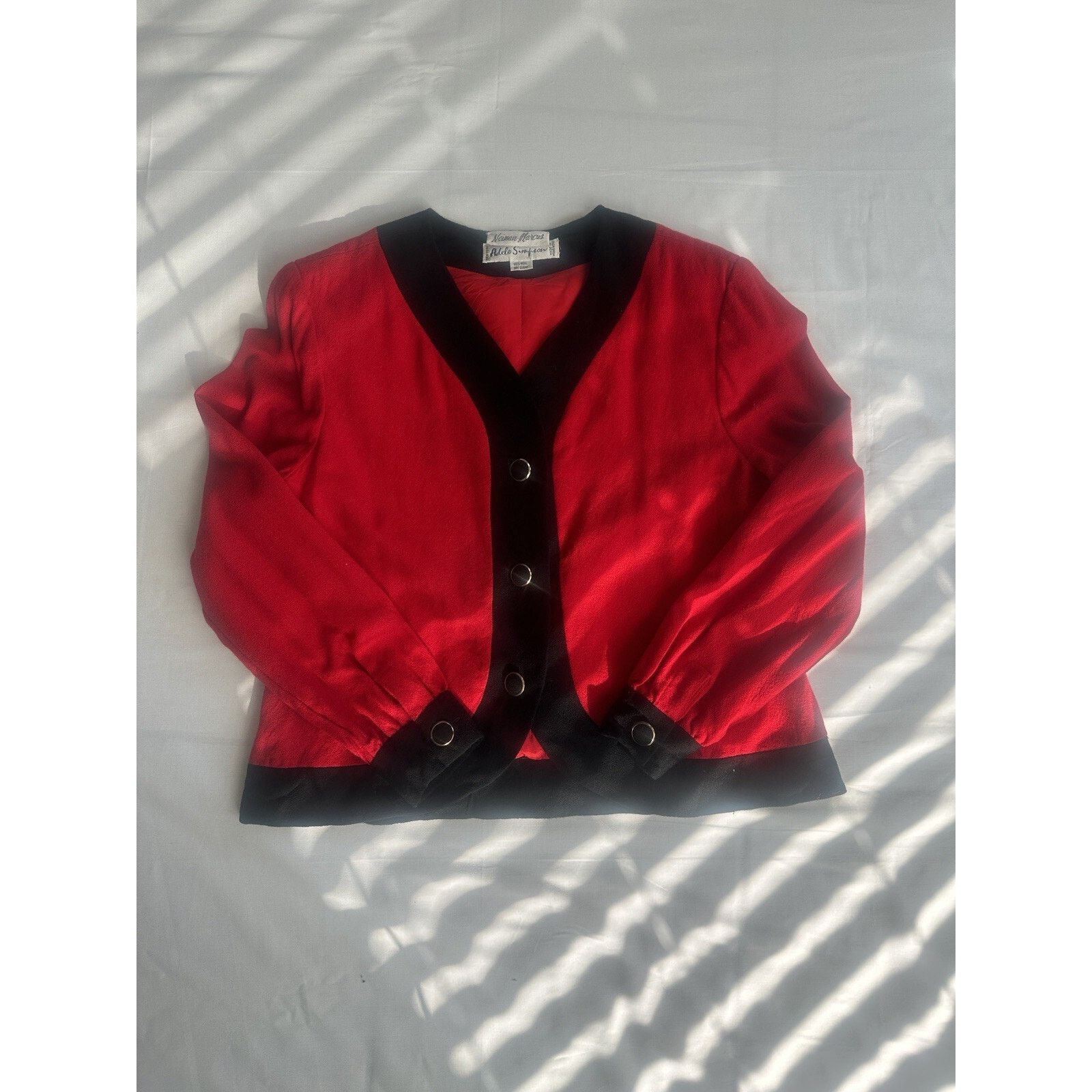 Neiman Marcus Neiman Marcus Adele Simpson Wool Jacket -Rare Designer Piece Size M / US 6-8 / IT 42-44 - 1 Thumbnail