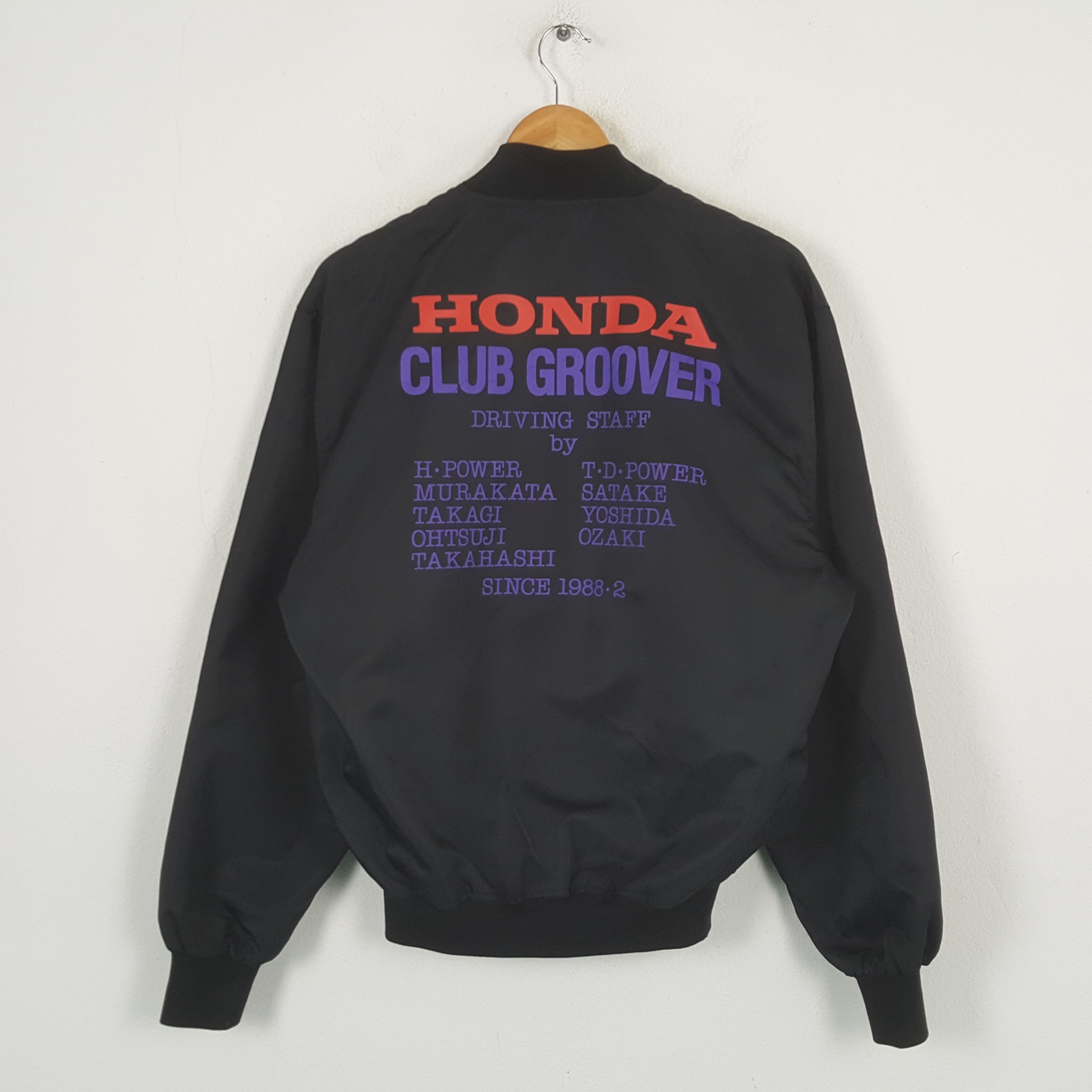 Honda × Vintage Vintage HONDA Japanese Racing Team Jacket C289N26 Size US L / EU 52-54 / 3 - 1 Thumbnail