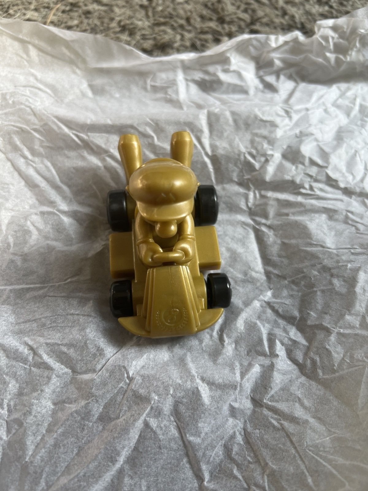 Nintendo 2024 McDonald’s Nintendo Mario Kart 8 Deluxe Gold Mario Kart Size ONE SIZE - 2 Thumbnail