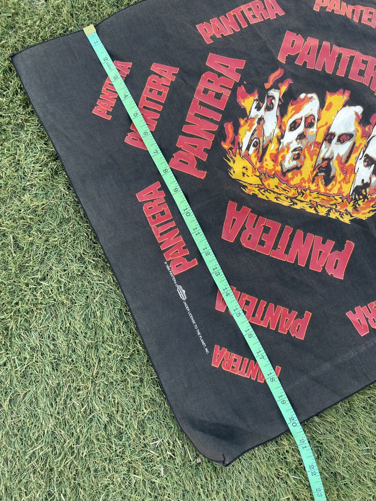 Other Vintage 1995 Band Pantera Concert Bandana 20x20 USA Size 26 - 4 Thumbnail