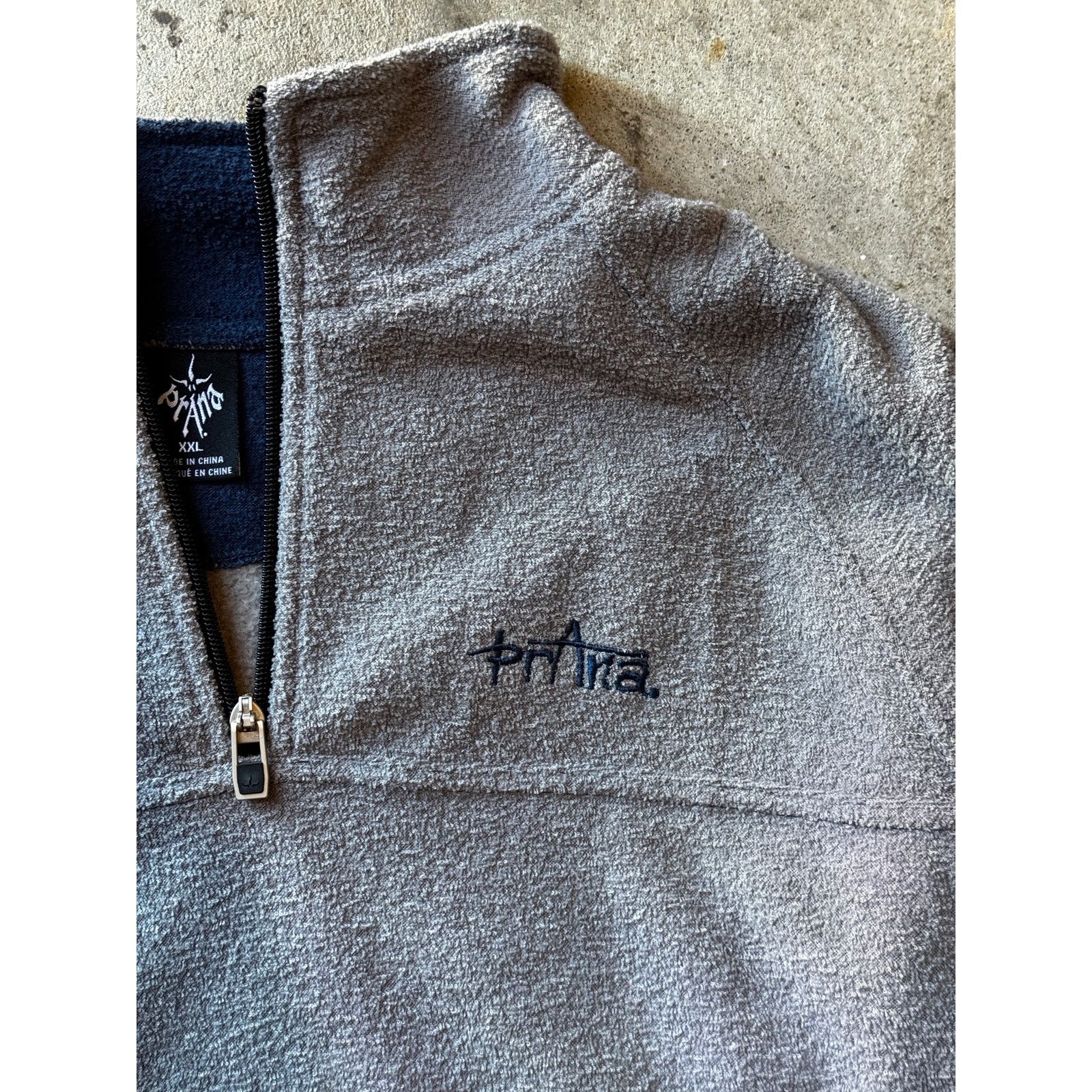 True Religion Prana Pullover Fleece Quarter Zip Sweater (XXL) Size US XXL / EU 58 / 5 - 4 Thumbnail