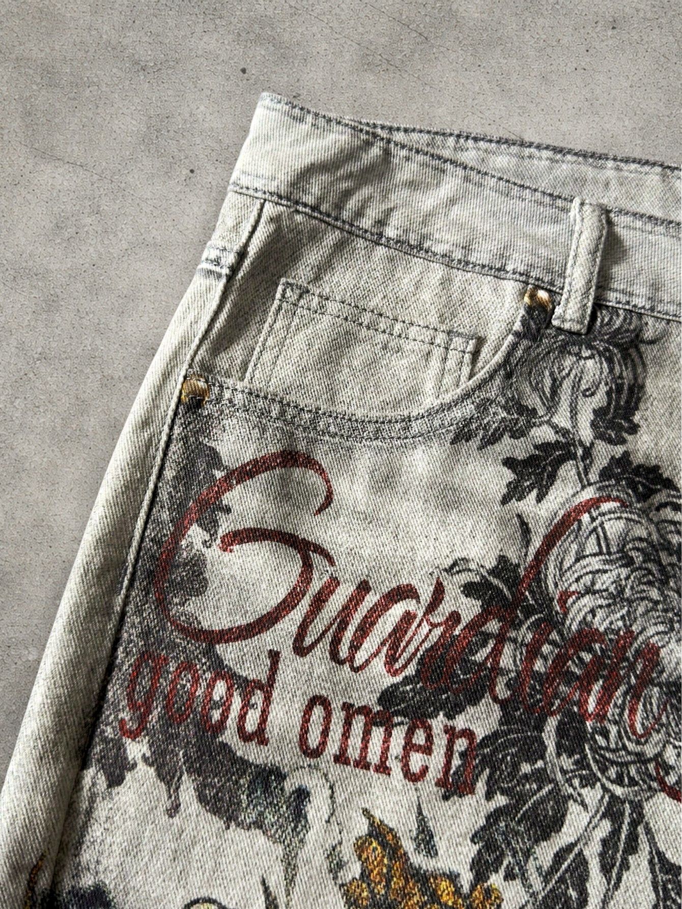 Japanese Brand Retro graphic denim shorts Size US 32 / EU 48 - 3 Thumbnail