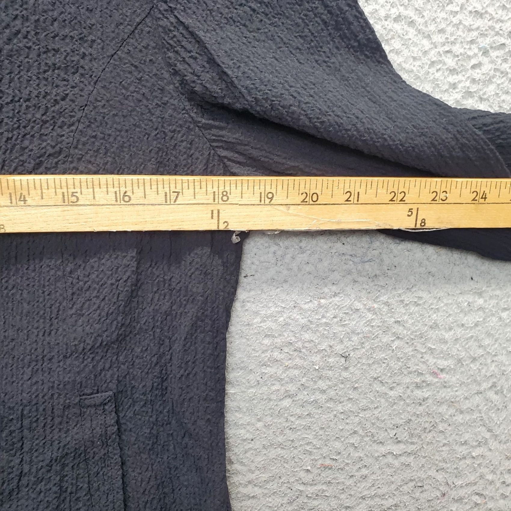 Orvis Orvis Jacket Womens Size M Black Seersucker Lightweight Full Zip Pockets Size M / US 6-8 / IT 42-44 - 4 Thumbnail