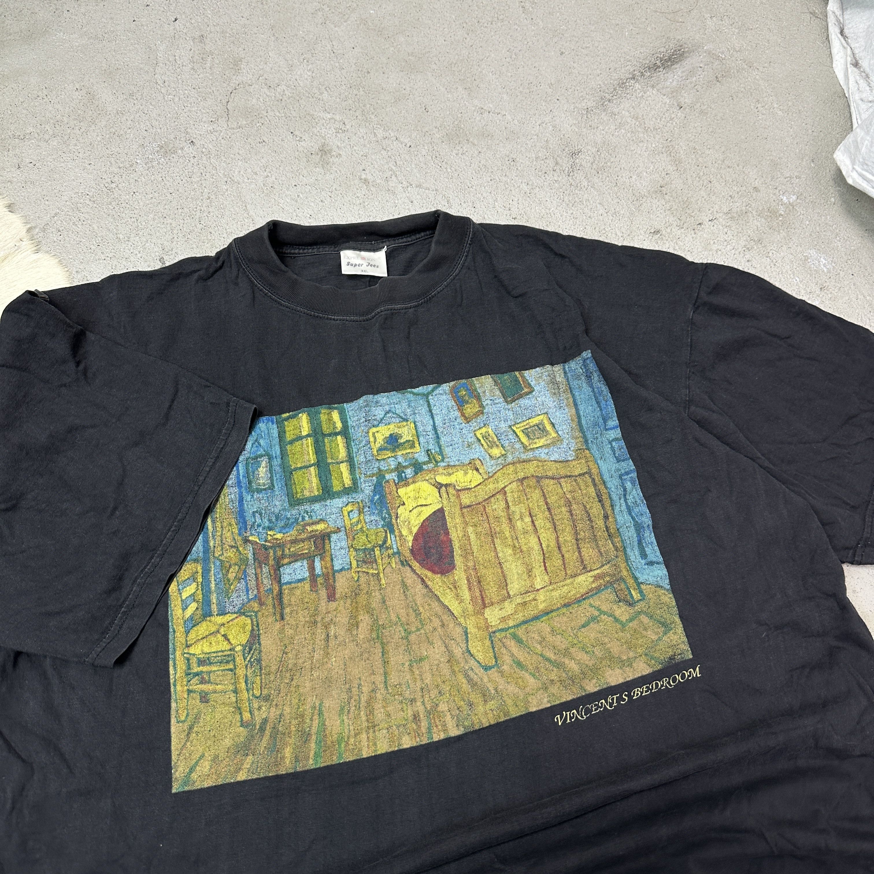 Vintage Vintage Old School Vincent Van Gogh Bedroom Art Tee 90s Size US XXL / EU 58 / 5 - 4 Thumbnail
