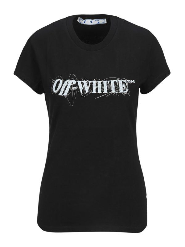 Off-White o1mle0425 Pen Arrows Reg T-Shirt in Black Size M / US 6-8 / IT 42-44 - 1 Thumbnail