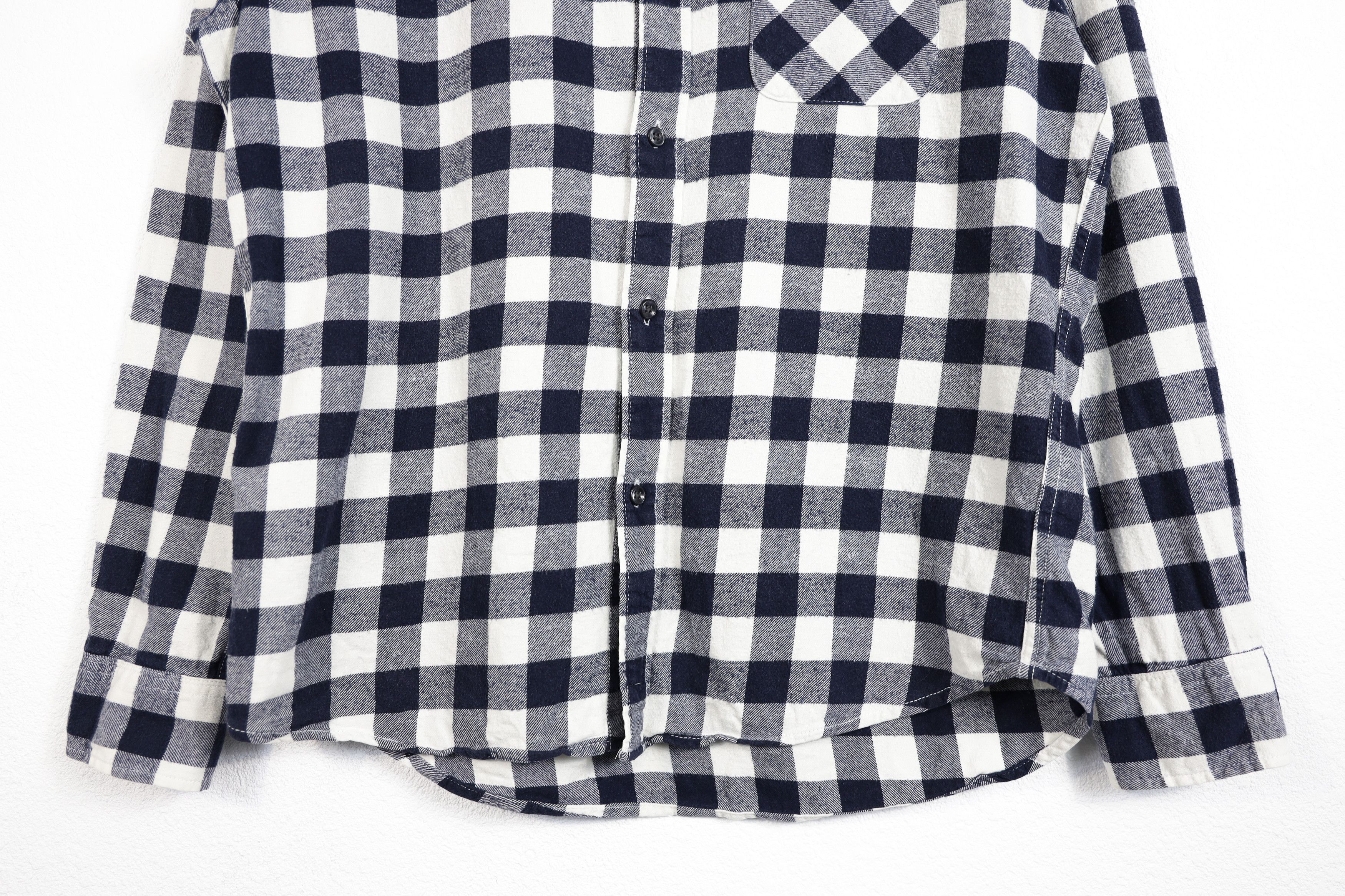 Global Work Global Work Kemeja Black White Check Flannel Shirt Size US S / EU 44-46 / 1 - 3 Thumbnail
