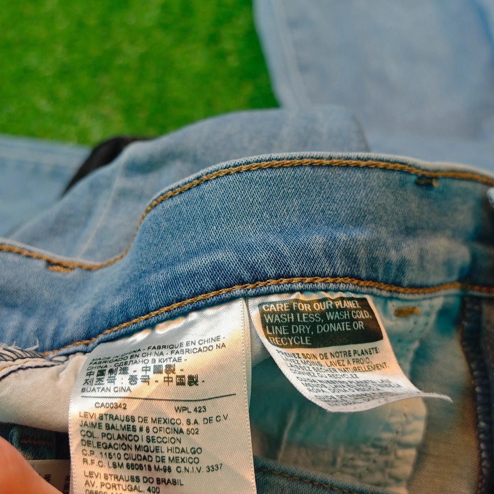 Levi's Levi's 720 Jeans Womens 28 blue super skinny slim high rise Size 28" / US 6 / IT 42 - 16 Thumbnail