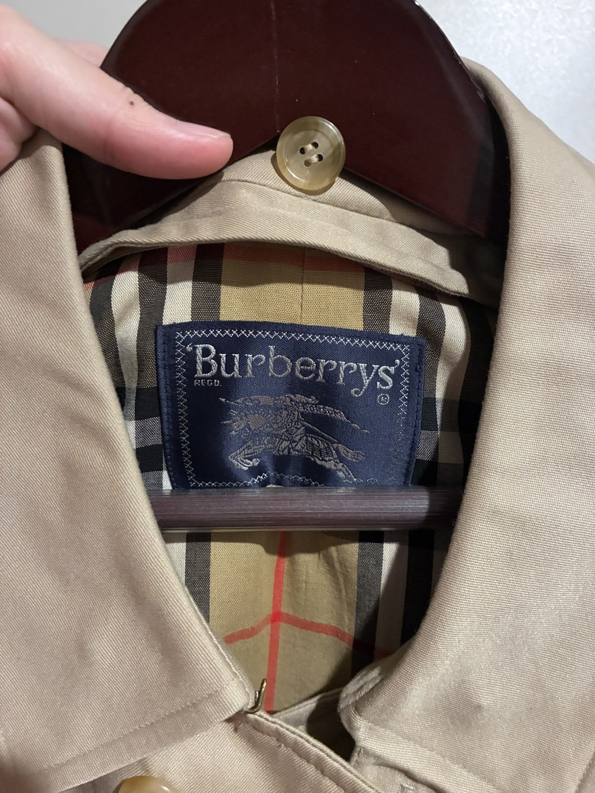 Burberry vintage Burberry trench coat Size US L / EU 52-54 / 3 - 2 Thumbnail