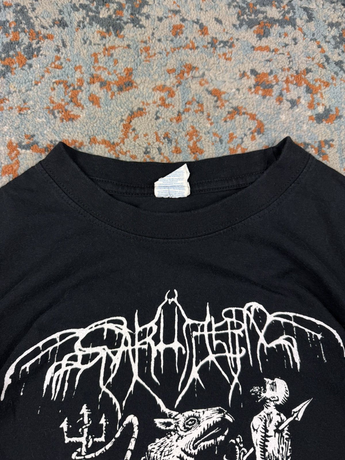 Band Tees × Vintage Rare vintage 00s Svarttjern norwegian black metal band tee Size US M / EU 48-50 / 2 - 8 Thumbnail