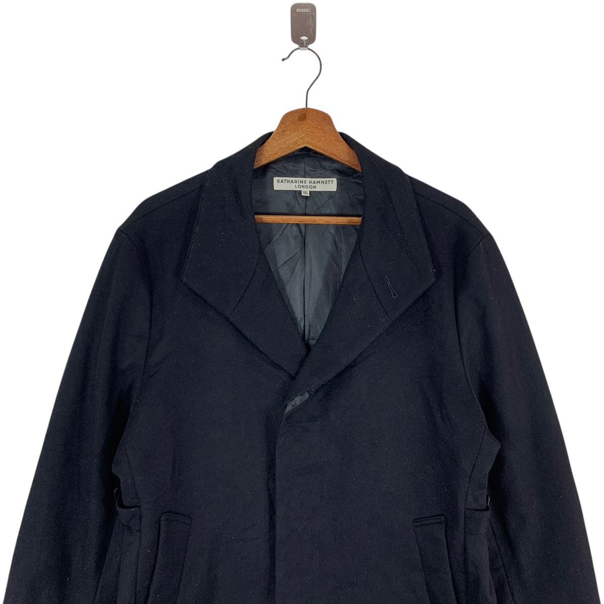 Katharine Hamnett London VINTAGE KATHARINE HAMNETT LONDON WOOL COAT Size XXL / US 16-18 / IT 52-54 - 4 Thumbnail