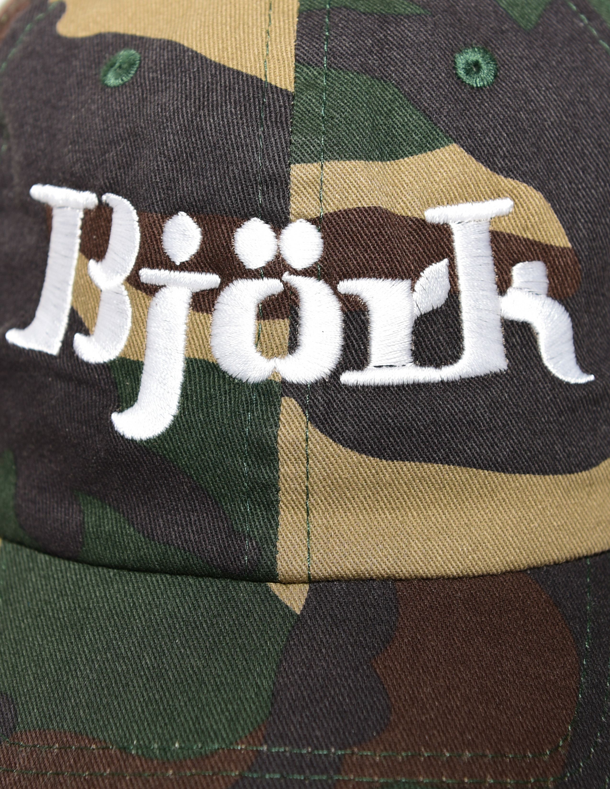 Vintage Björk Vintage Camo Embroidered Hat By Copycat Video Press Size ONE SIZE - 3 Thumbnail