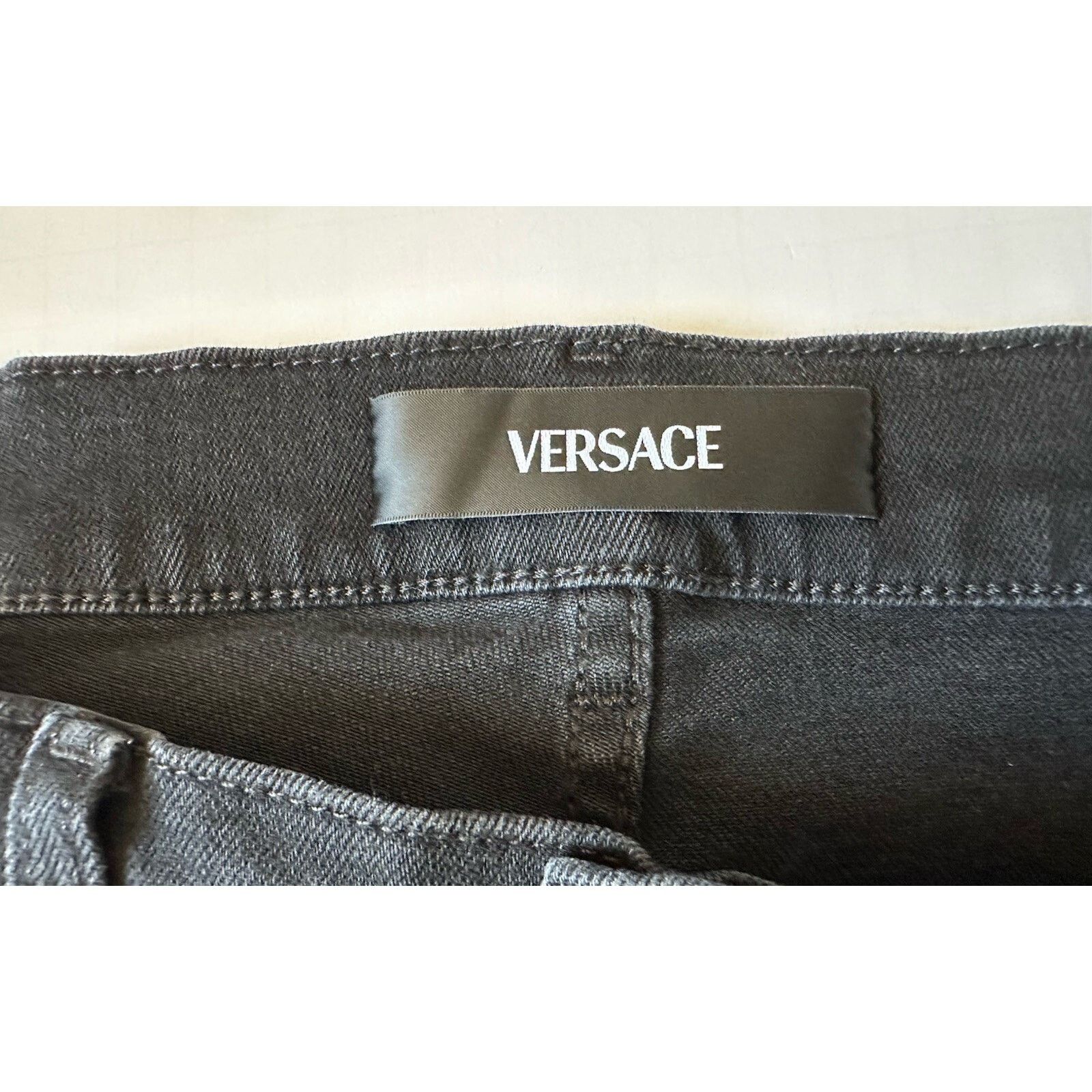 Versace Versace Men’s Black Stretch Stone Washed Jeans 32 US 1011835 Size US 32 / EU 48 - 9 Thumbnail
