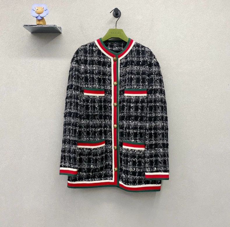 Gucci Gucci Size 38 Black classic three-bar coat 2501-Nextarrow Size US XXS / EU 40 - 1 Thumbnail