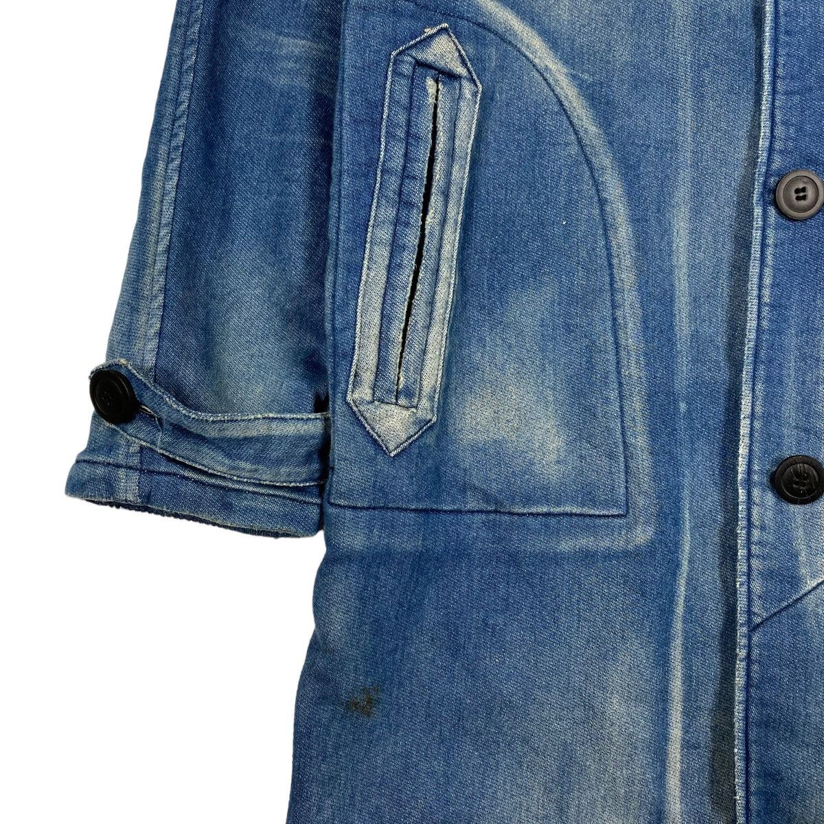 Blue Blue Japan × Indigo × Japanese Brand PLEIN INDIGO LONG JACKET Size US M / EU 48-50 / 2 - 8 Thumbnail