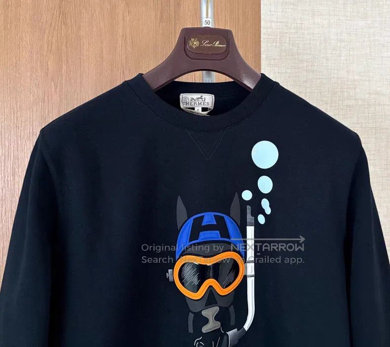 Hermes Hermes Autumn-Winter Men's Hoodie Size US M / EU 48-50 / 2 - 2 Thumbnail