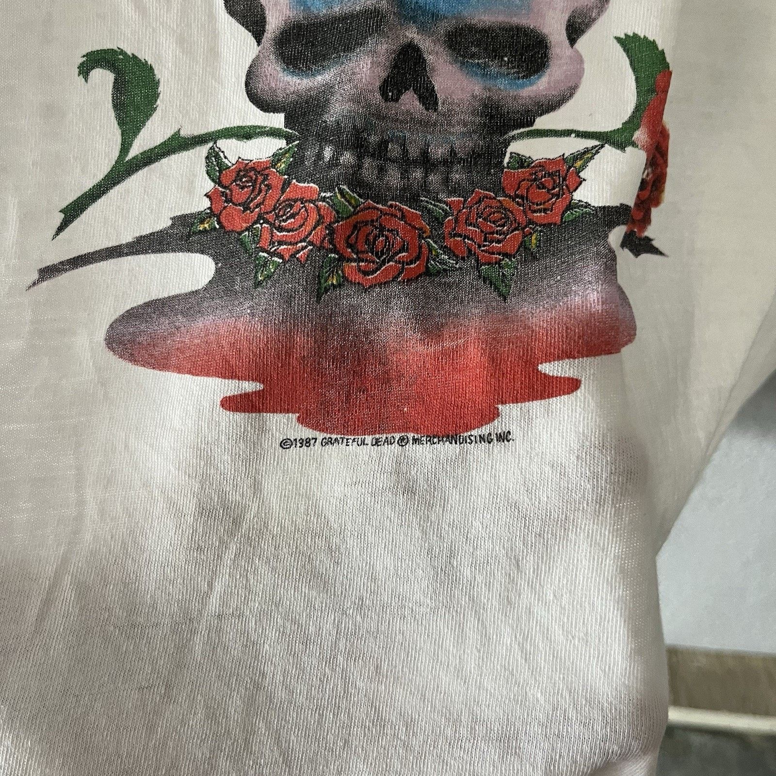 Vintage Vintage 1987 Grateful Dead Skull Frog Tshirt Mens XL Single Size US XL / EU 56 / 4 - 3 Thumbnail