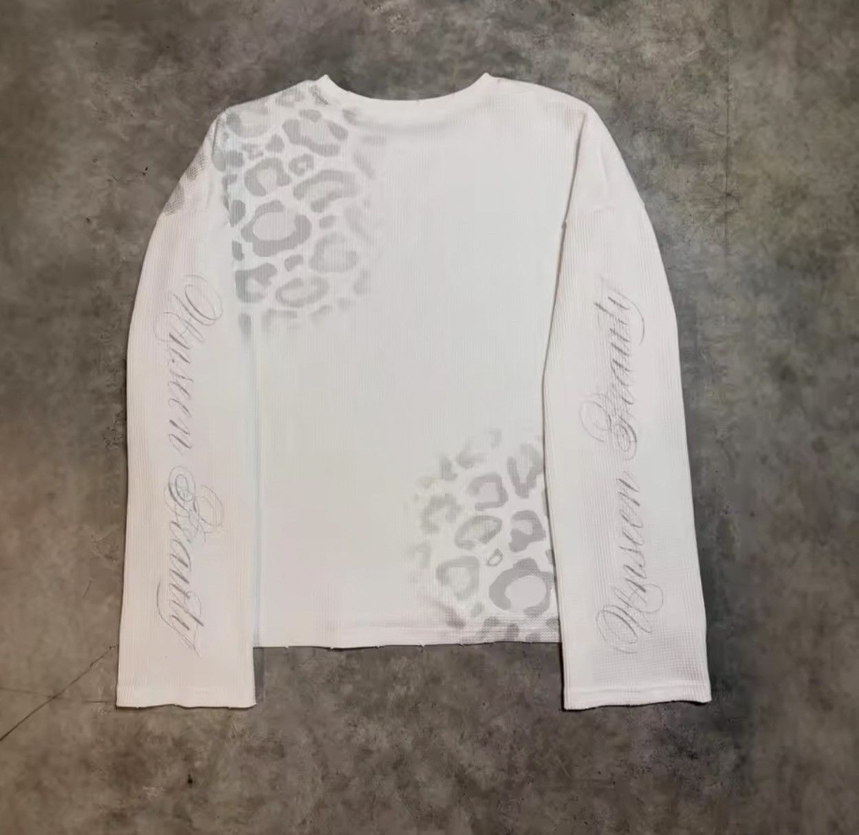 Other Street Y2K Rare Creative Leopard Print Long Sleeve T-Shirt Size US S / EU 44-46 / 1 - 1 Thumbnail