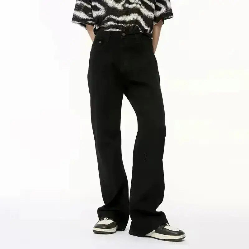 Japanese Brand Casual straight black jeans pants Size US 34 / EU 50 - 1 Thumbnail