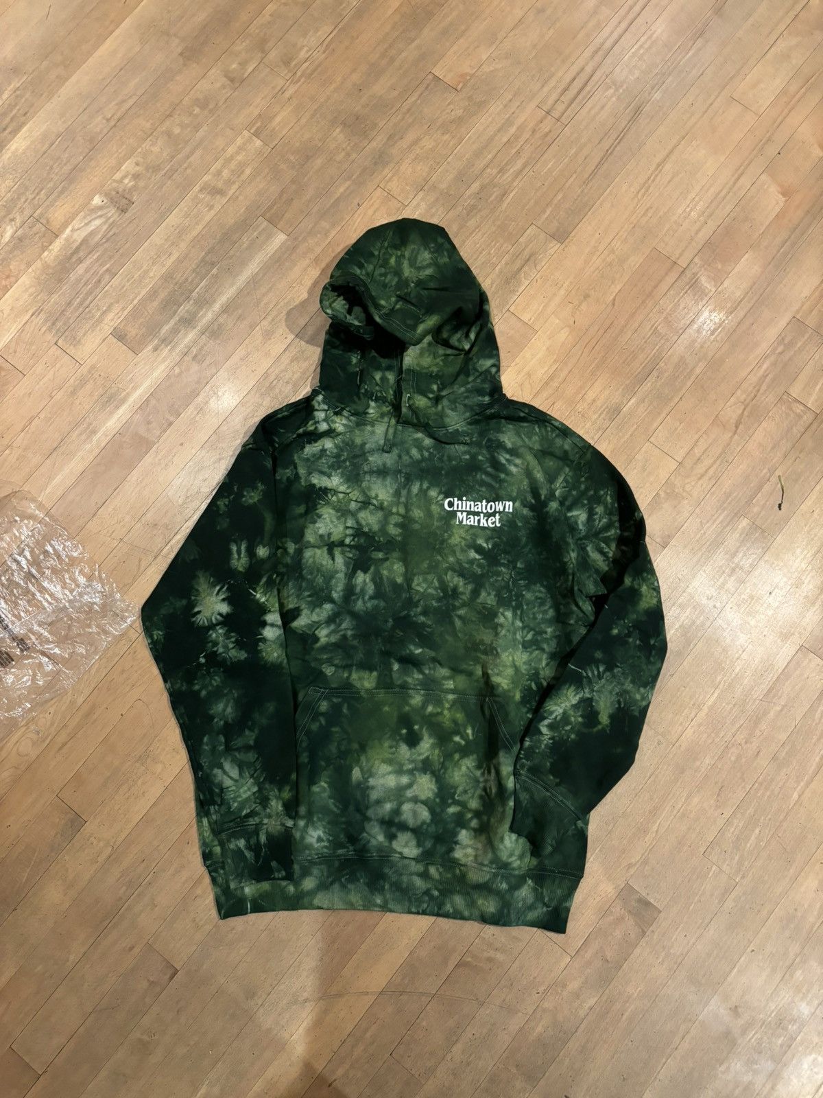 Market Chinatown Market “ Call My Therapist “ Green Tie Dye Hoodie Size US L / EU 52-54 / 3 - 3 Thumbnail