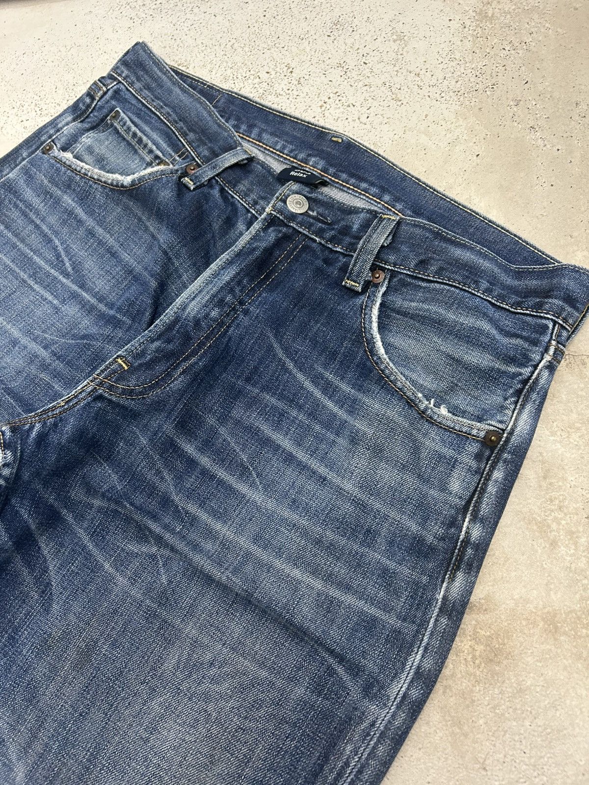 Levi's Levis 503 Relaxed Fit Blue Jeans Baggy Style Size US 33 - 6 Thumbnail