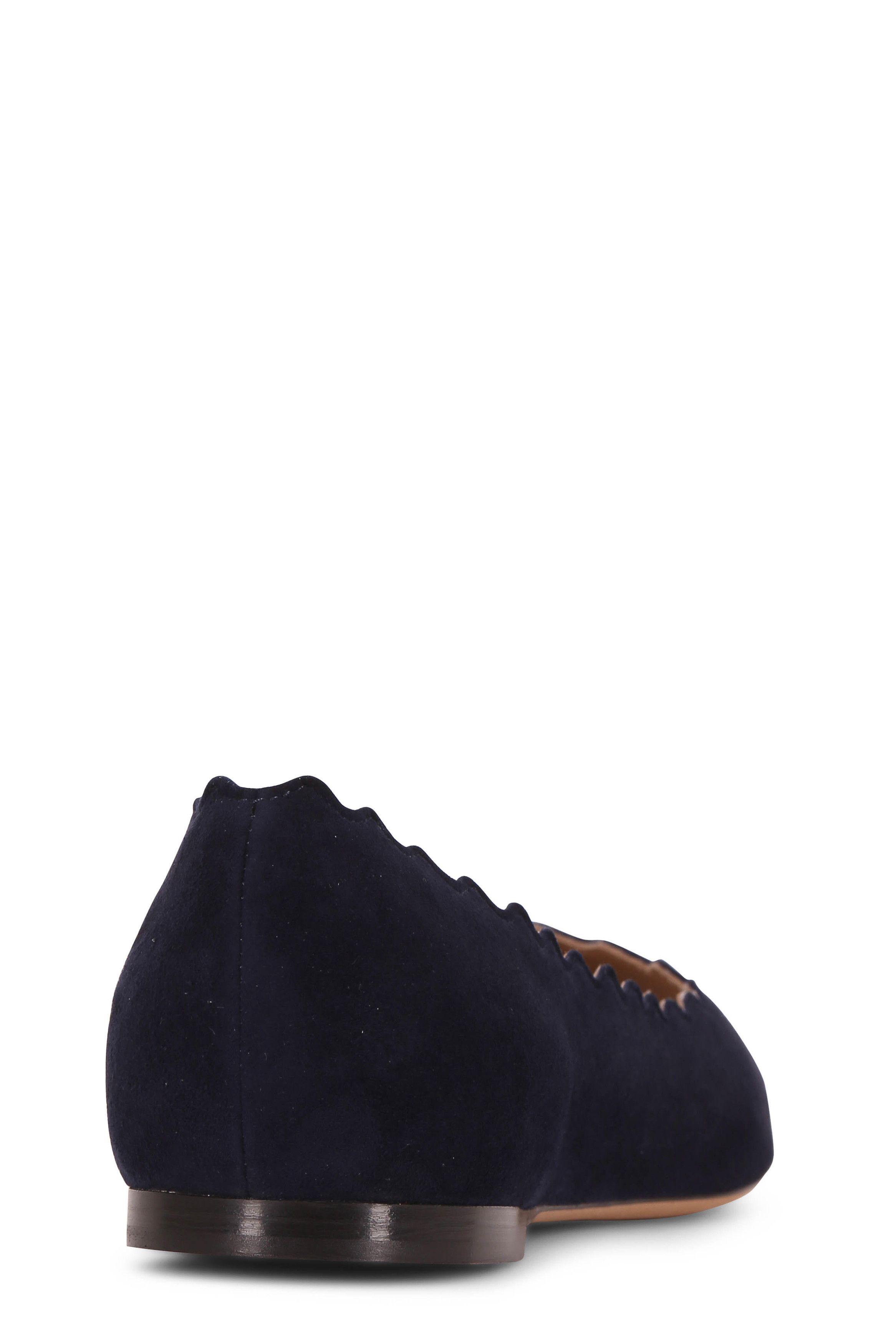 Chloe o1loc1c1024 Lauren Ballerinas in Blue Lagoon Size US 8 / IT 38 - 3 Thumbnail